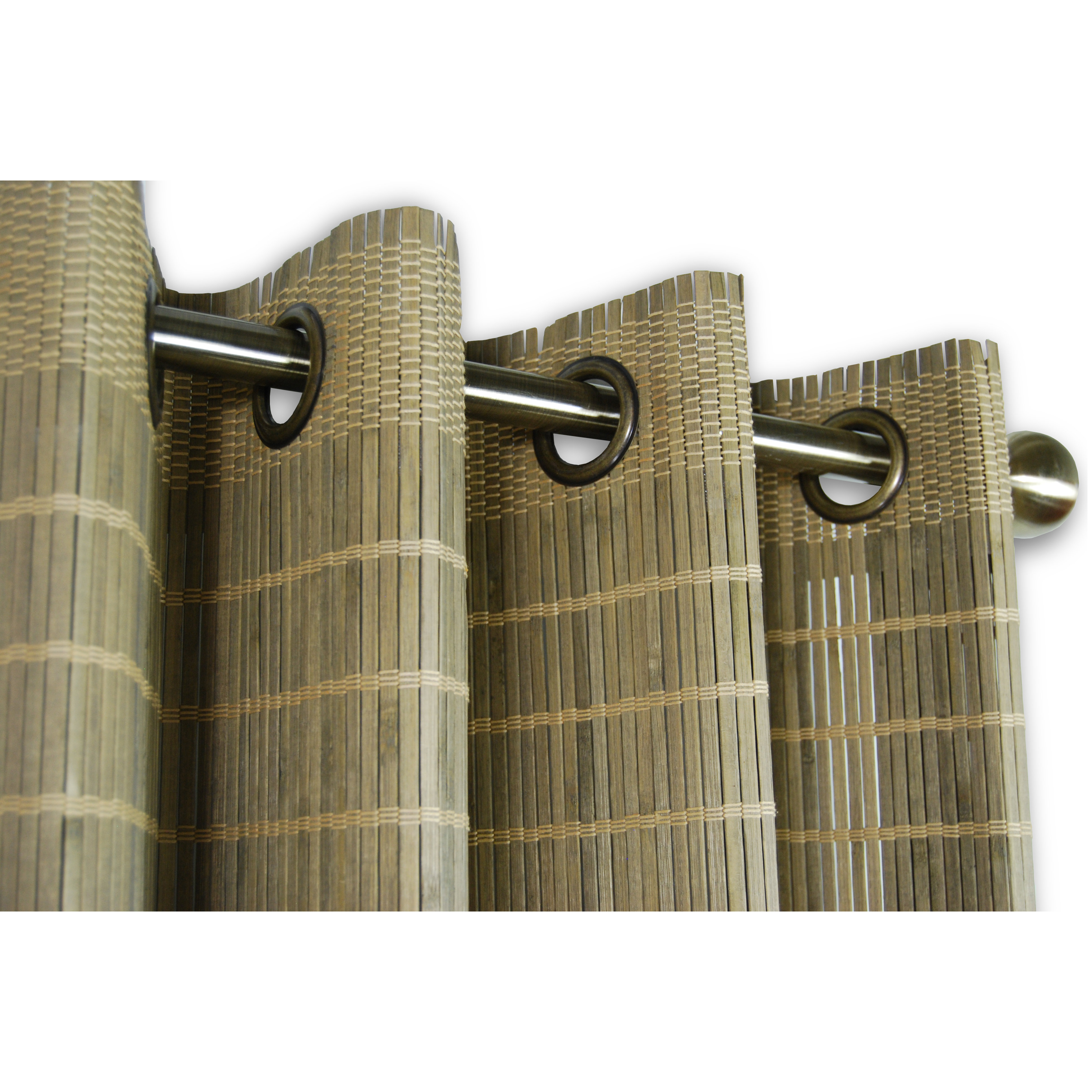 Versailles Home Fashions Bamboo Rayon Grommet Single Curtain Panel & Reviews Wayfair