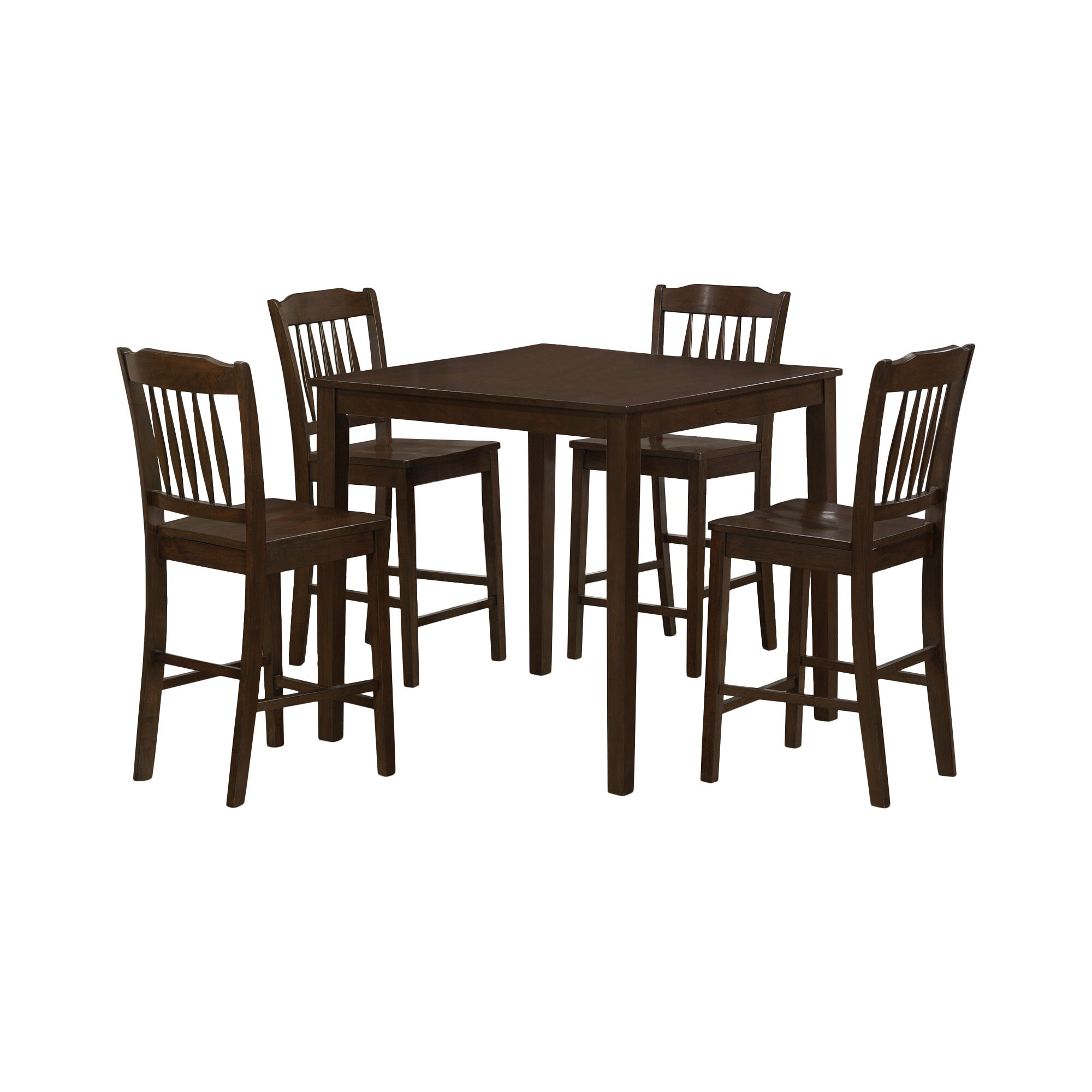 Monarch Specialties Inc 5 Piece Counter Height Dining Set And Reviews Wayfair 6059