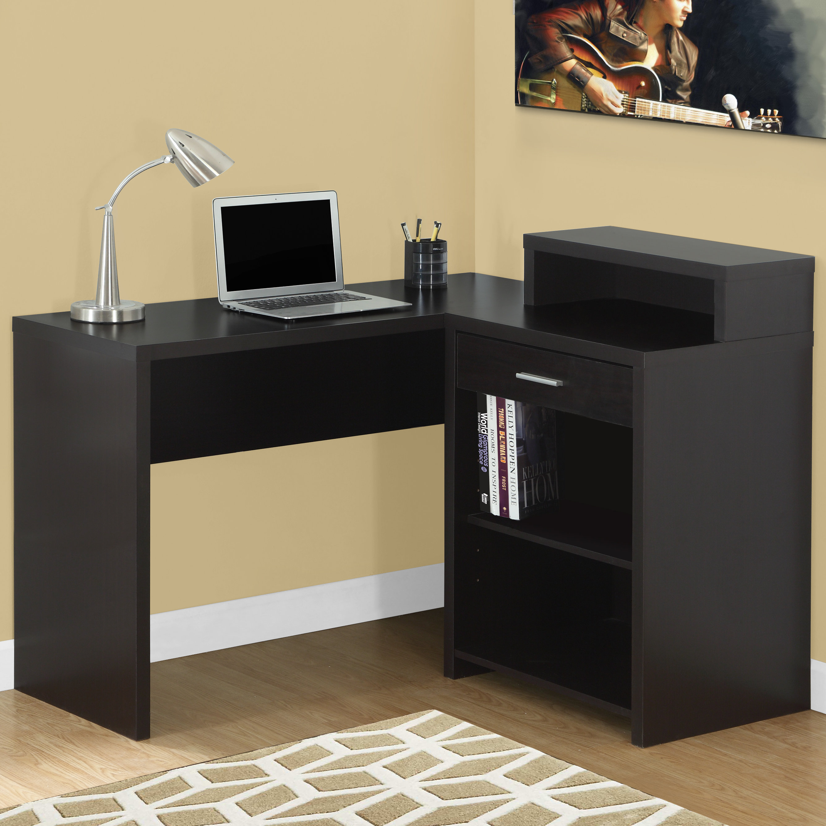 Monarch Specialties Inc. LShape Computer Desk & Reviews Wayfair