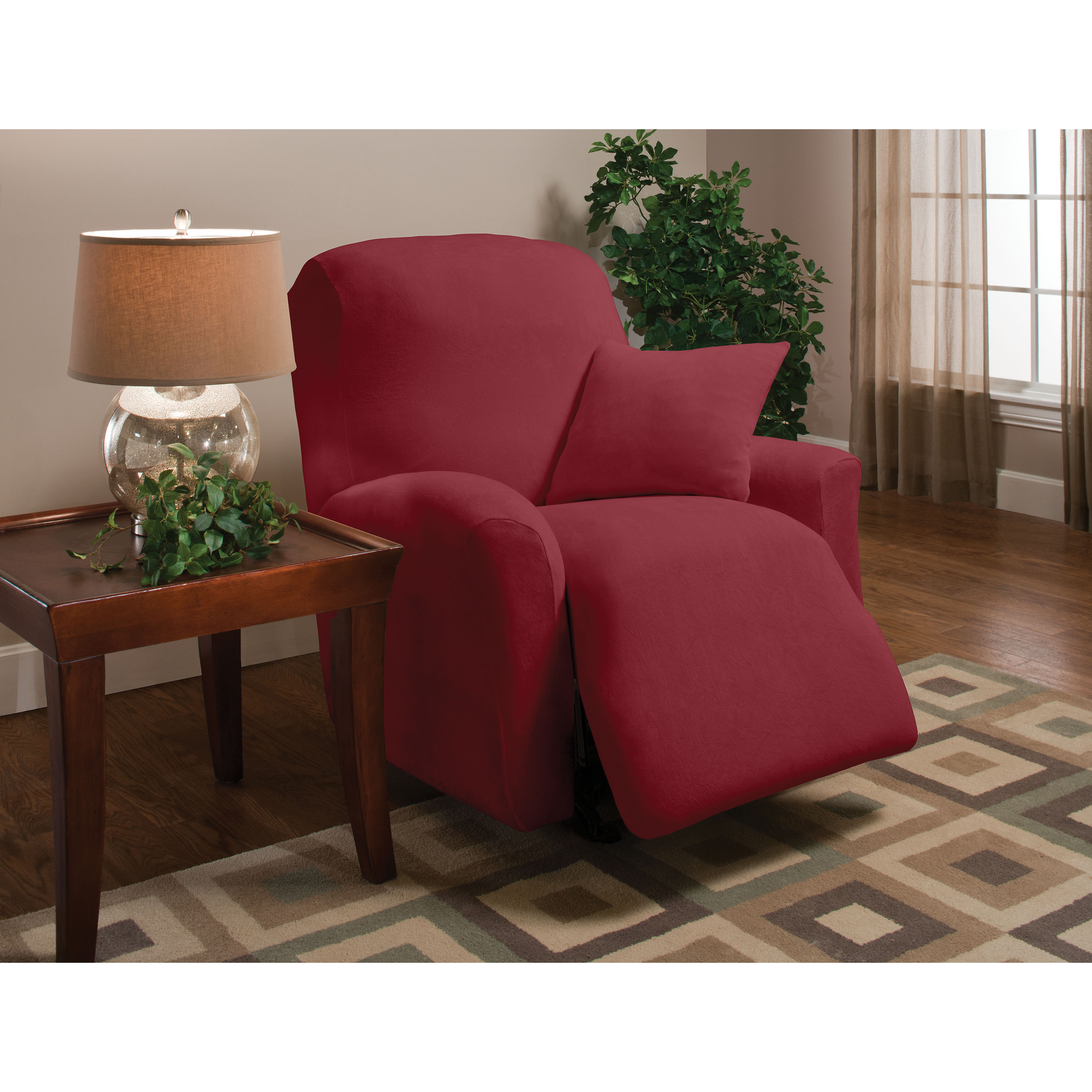 Madison Home Stretch Microfleece Large Recliner Slipcover & Reviews