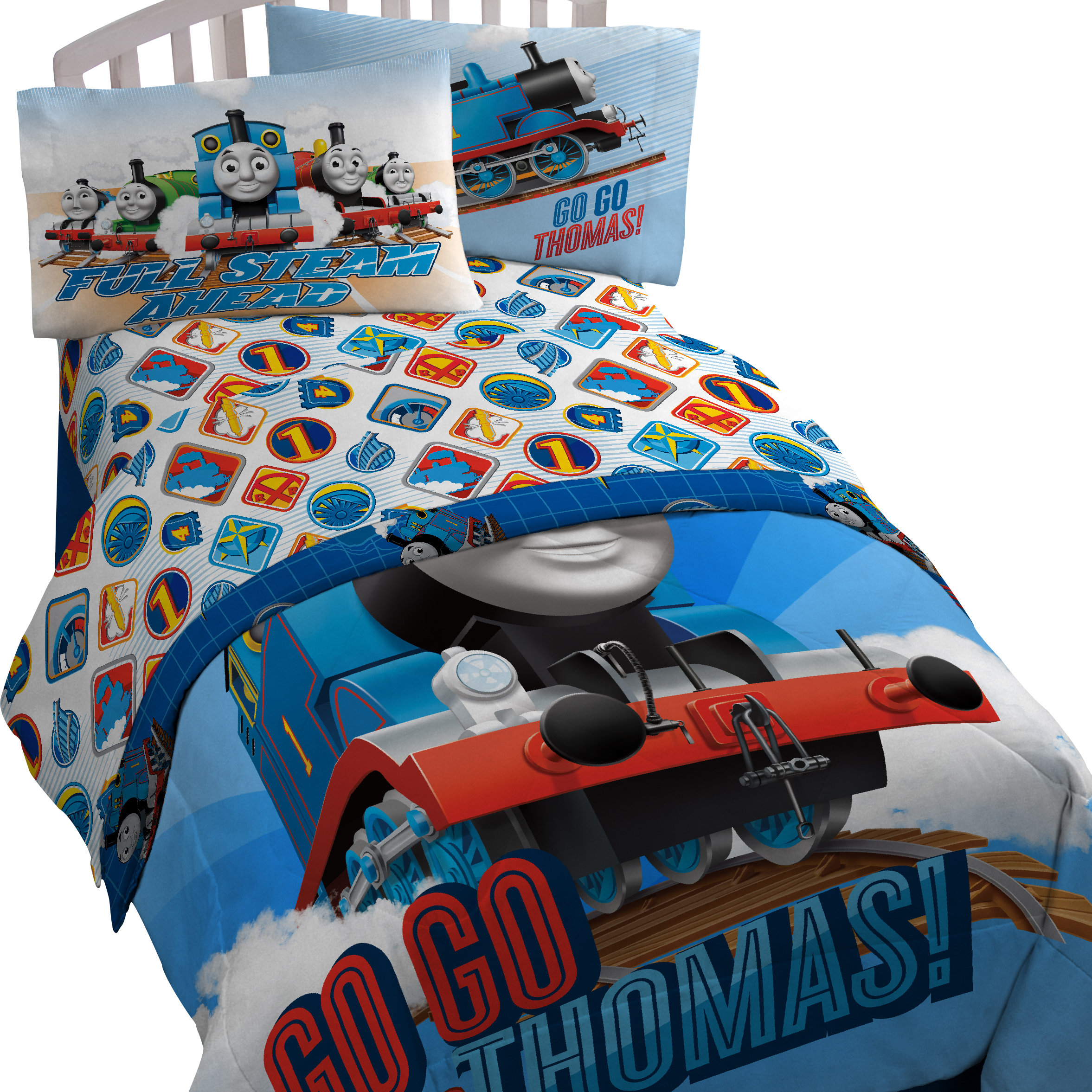 Cotton Full Size Thomas The Train Sheet Set Cotton Full Size Thomas The Train Sheet Set And Friends Go