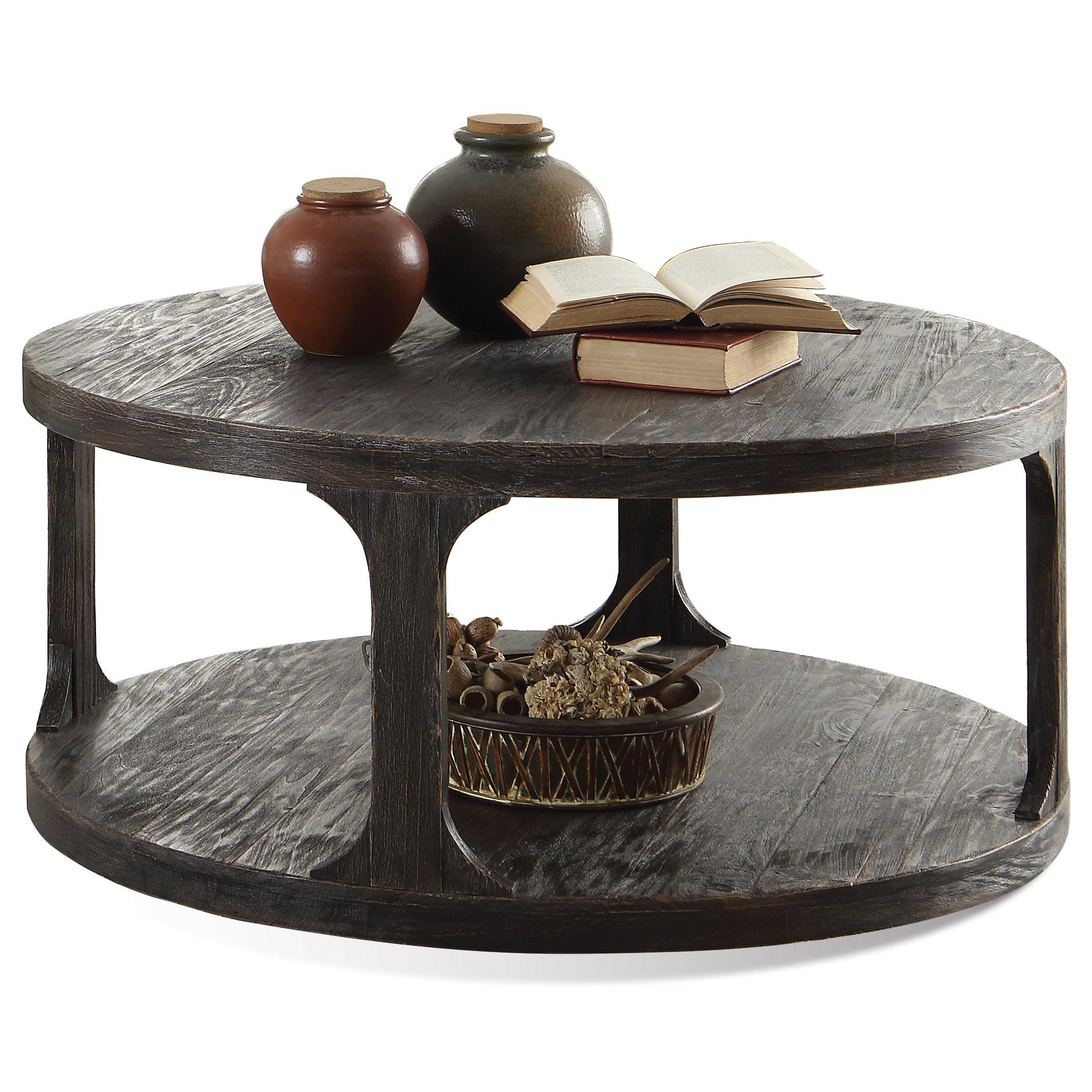 August Grove Rafeala Round Coffee Table Reviews Wayfair August Grove Reg Rafeala Round Coffee Table