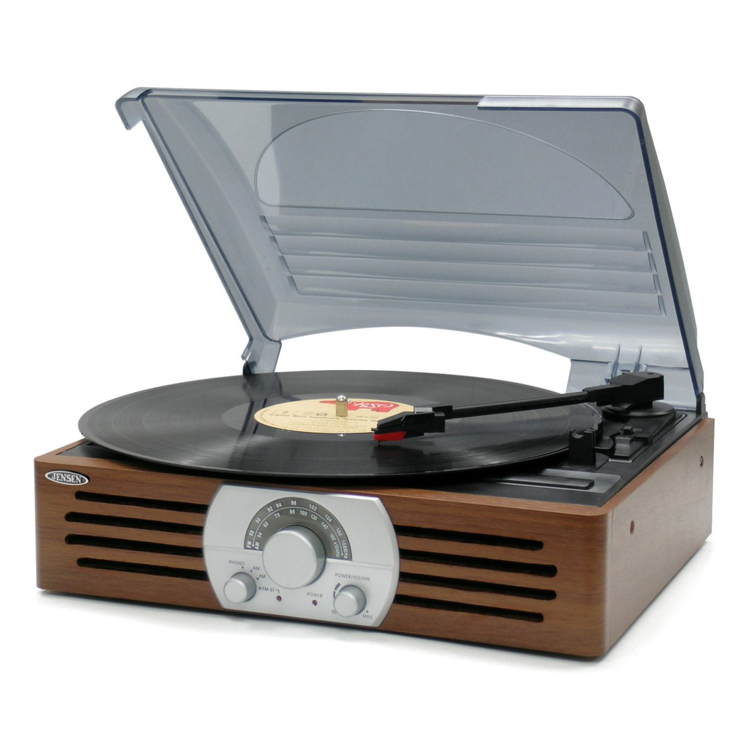 Under Kitchen Cabinet Tv Reviews Biji Us Jensen 3 Speed Stereo Turntable With Am Fm Radio