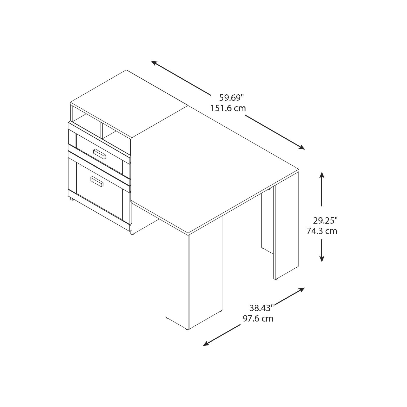 Bush Furniture Wheaton Corner Computer Desk & Reviews Wayfair