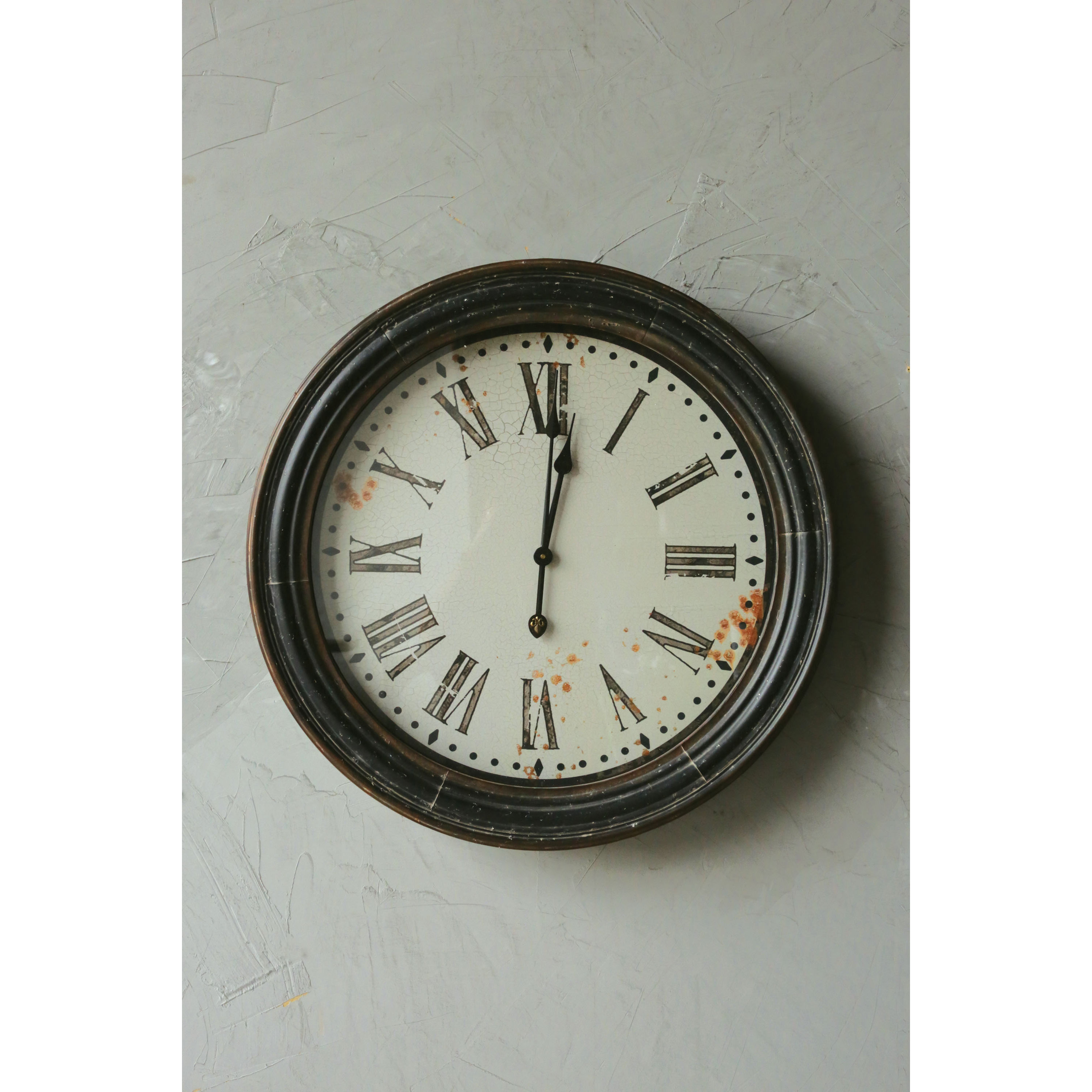 Creative CoOp Atelier Oversized 28.13" Wall Clock & Reviews Wayfair