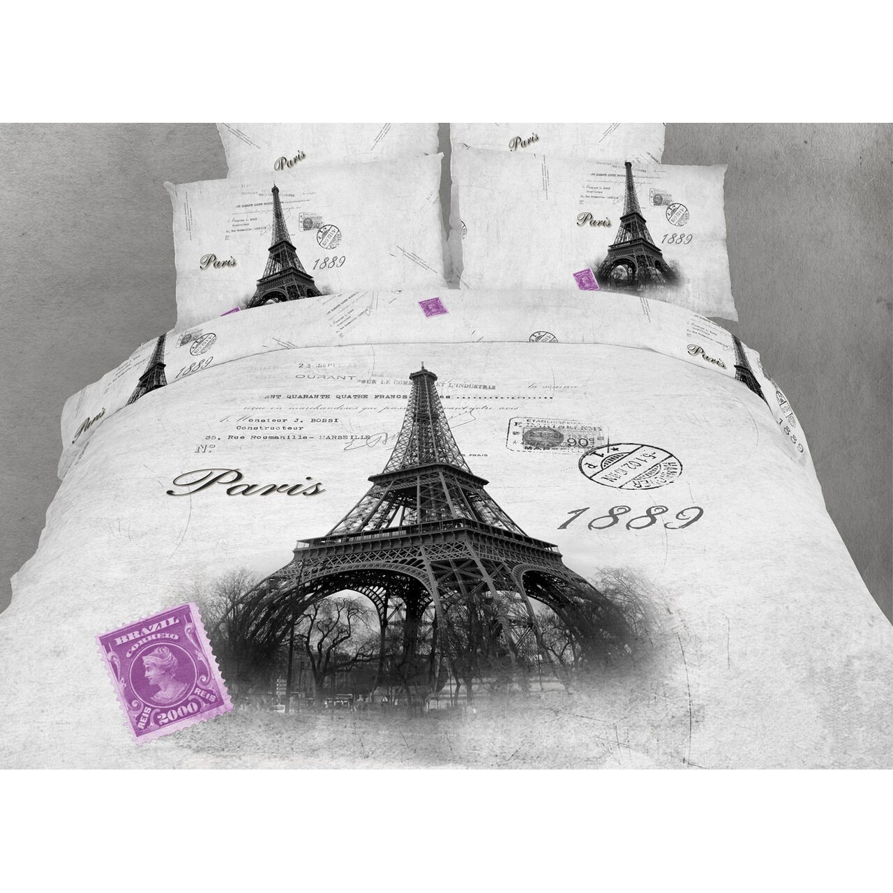 Eiffel Tower Bedding Queen Paris Themed Bedding Paris