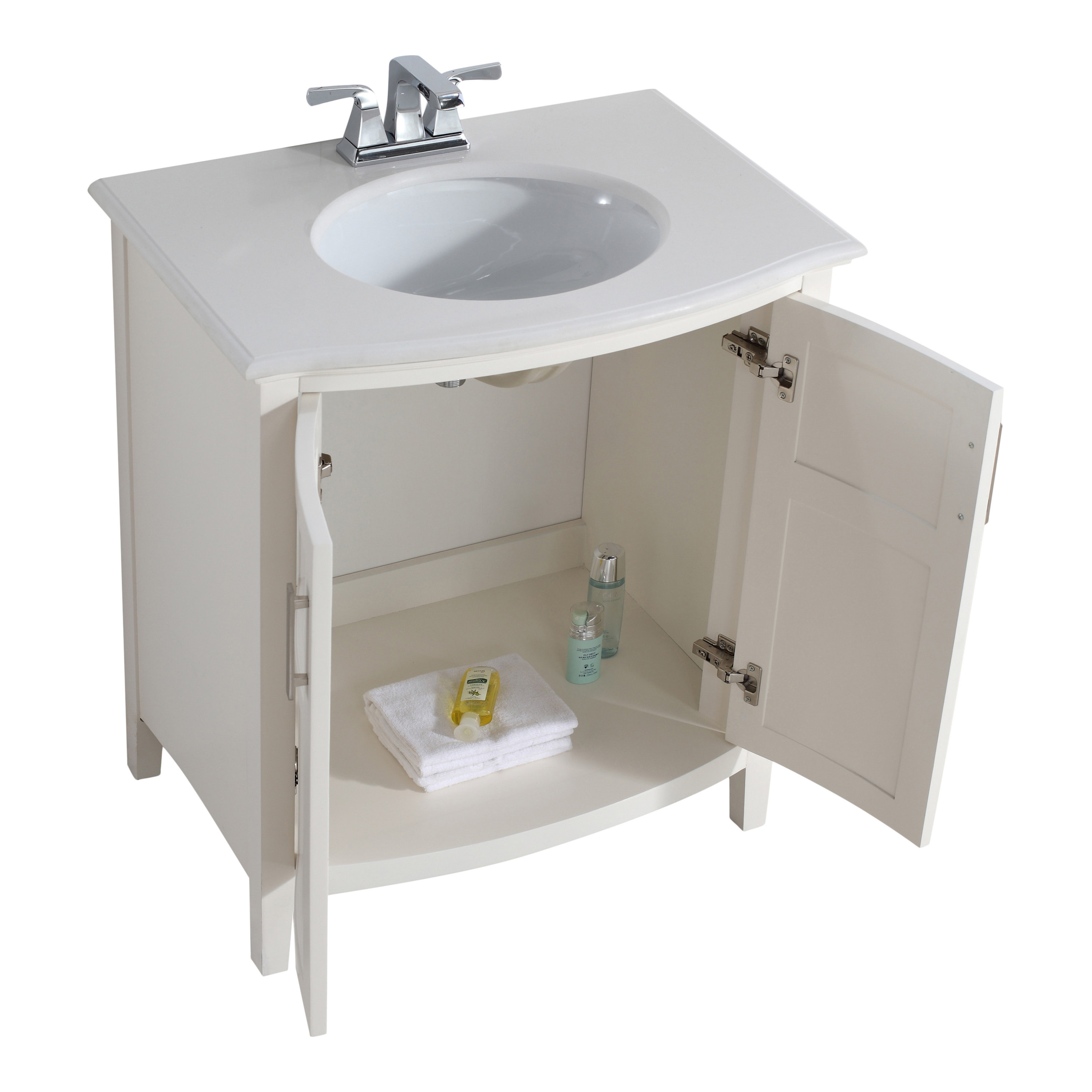 Simpli Home Winston 31 Single Rounded Front Bathroom Vanity Set Simpli Home Winston 31 Quot Single Rounded Front Bathroom Vanity Set