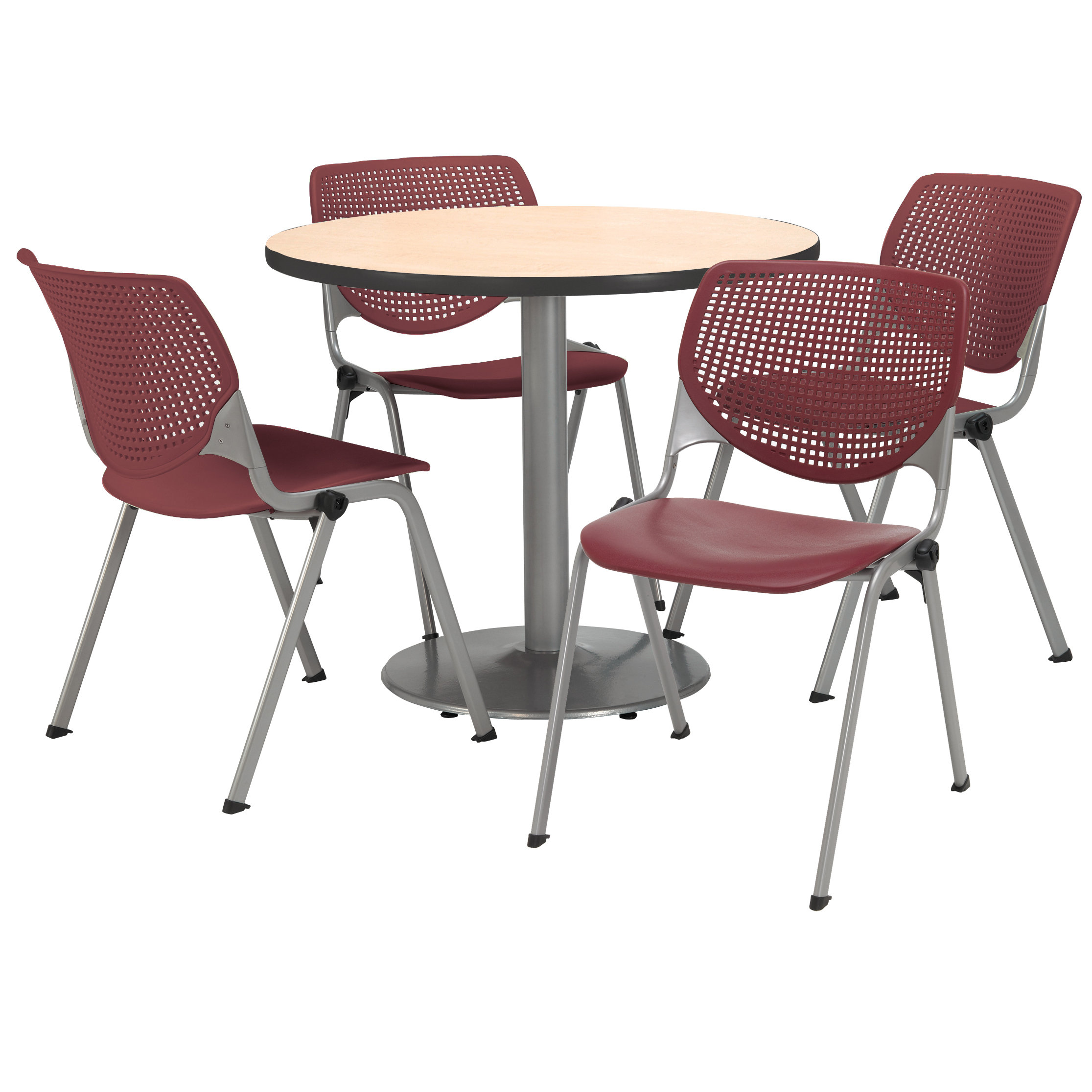 Kfi Seating Round Cafeteria Table And Chair Set Reviews Wayfair Kfi Seating Round Cafeteria Table And Chair Set