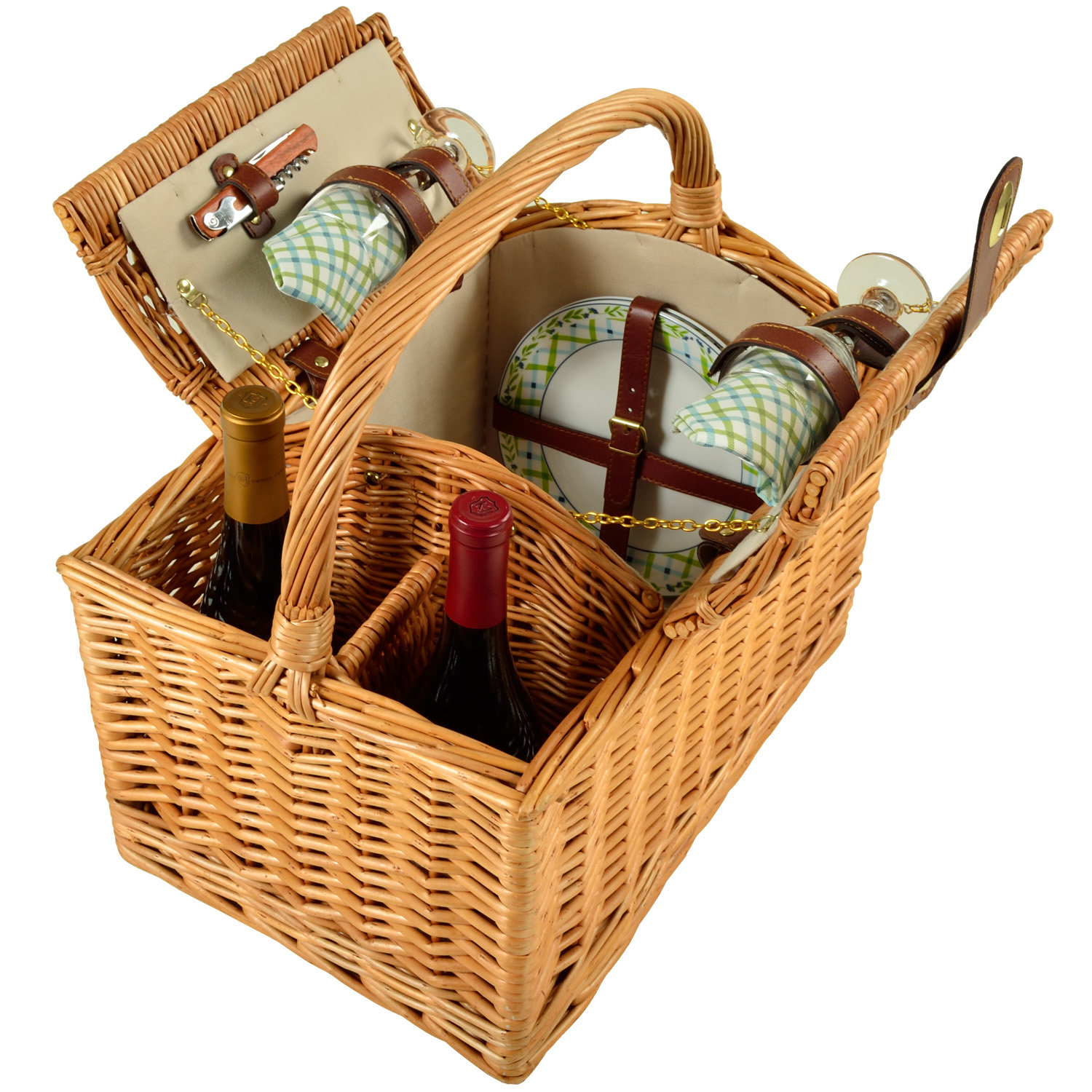 Picnic At Ascot Vineyard 2 Person Picnic Basket & Reviews