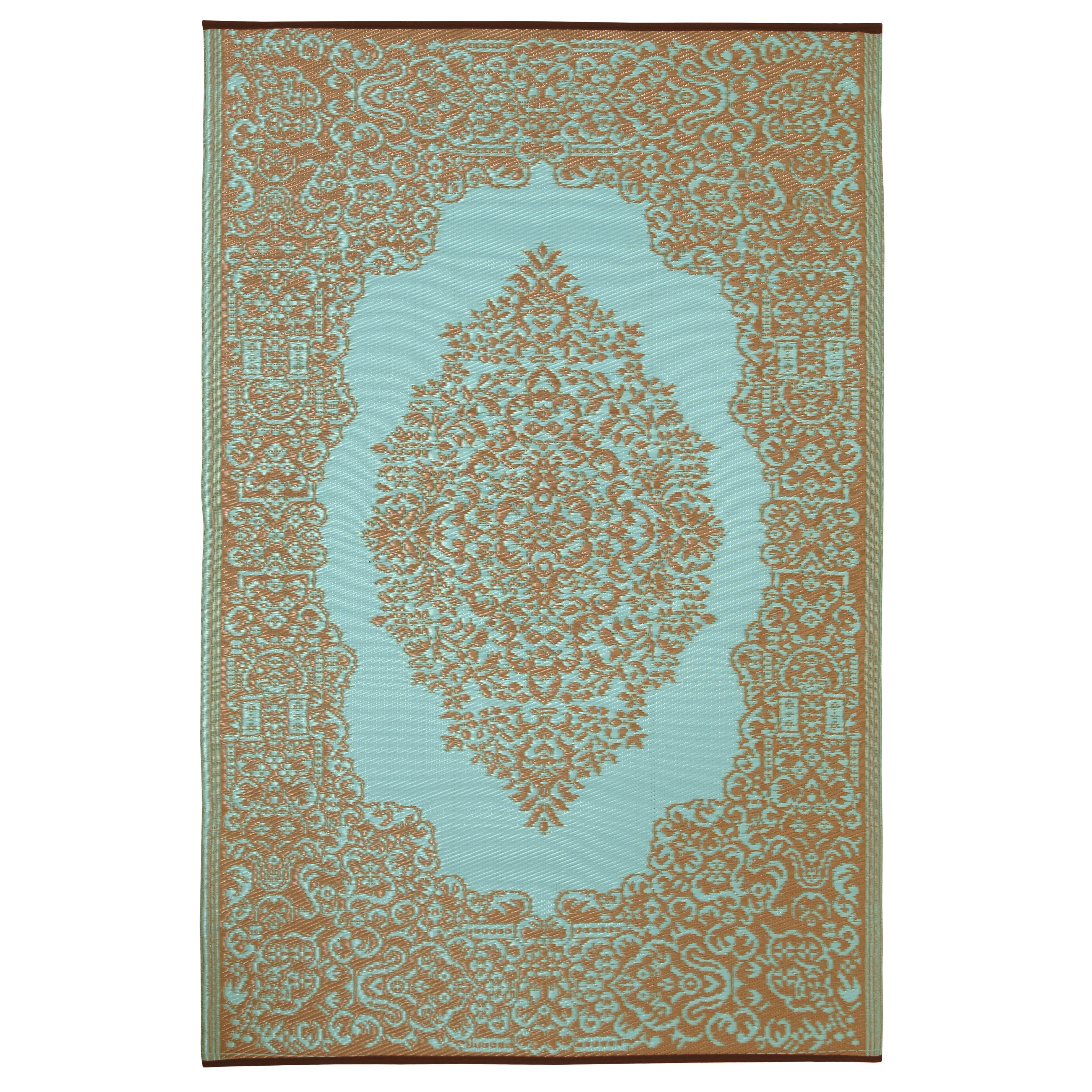 Area Rug Aqua