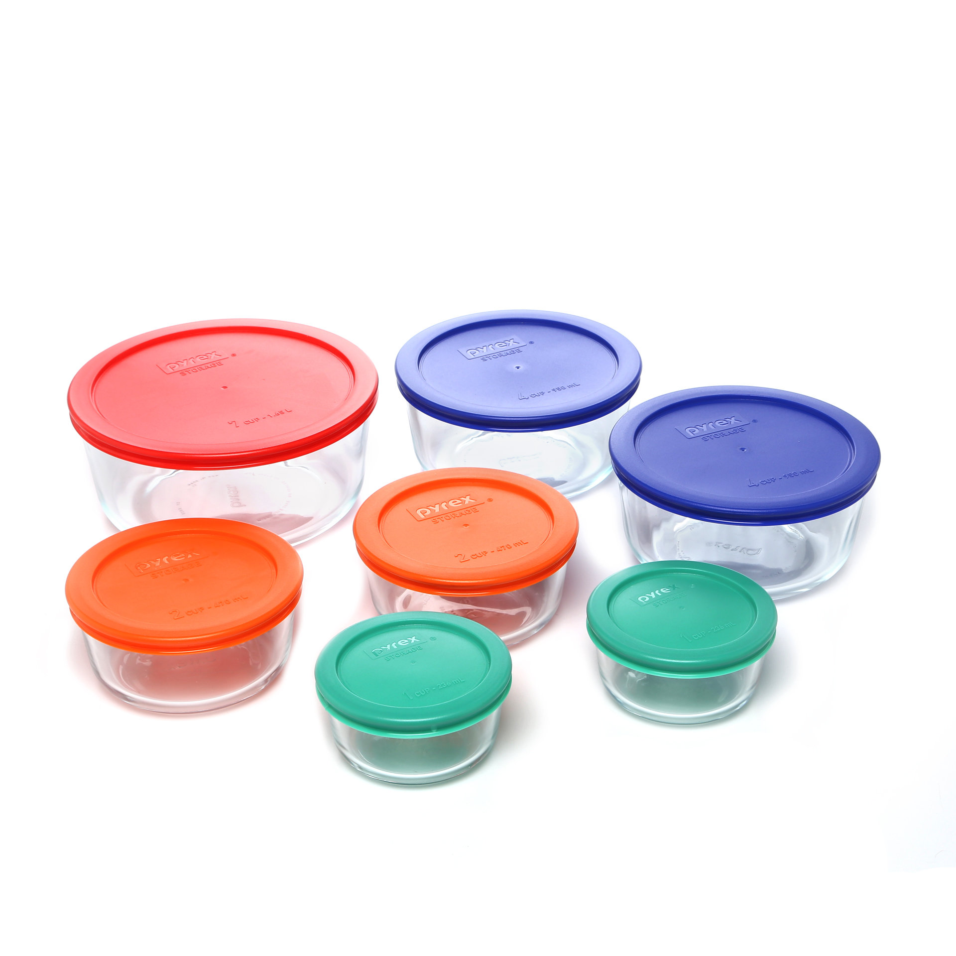 pyrex square glass food storage containers