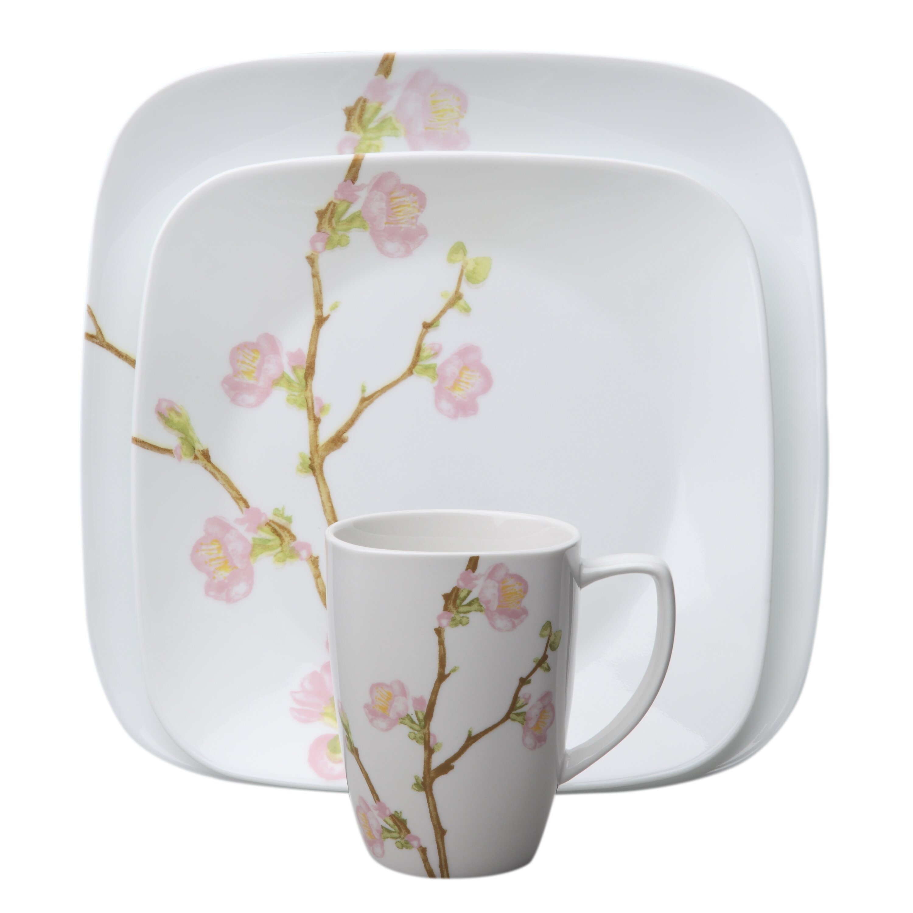 Corelle Cherry Blossom 16 Piece Dinnerware Set & Reviews | Wayfair