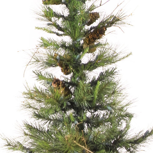 Vickerman Ashland Fir 6' Green Artificial Christmas Tree with 450 Clear