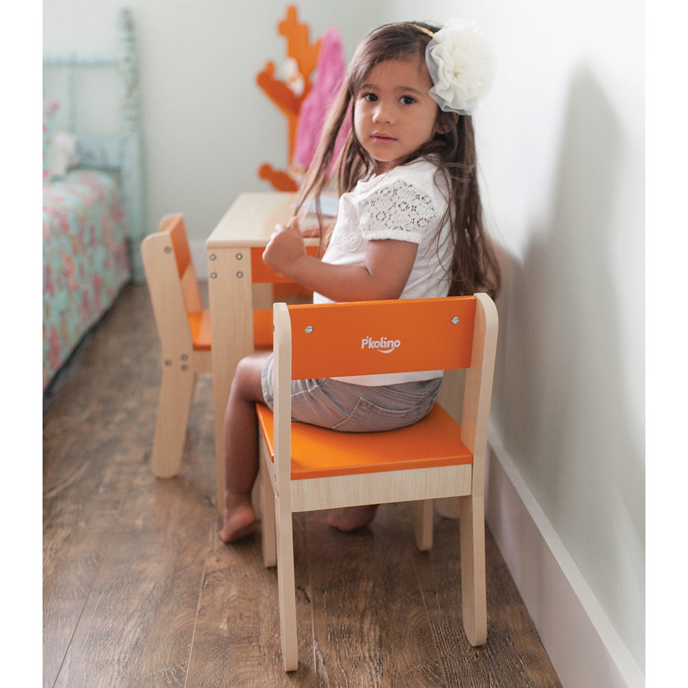 P'kolino Little One's Kids 3 Piece Table & Chair Set & Reviews Wayfair