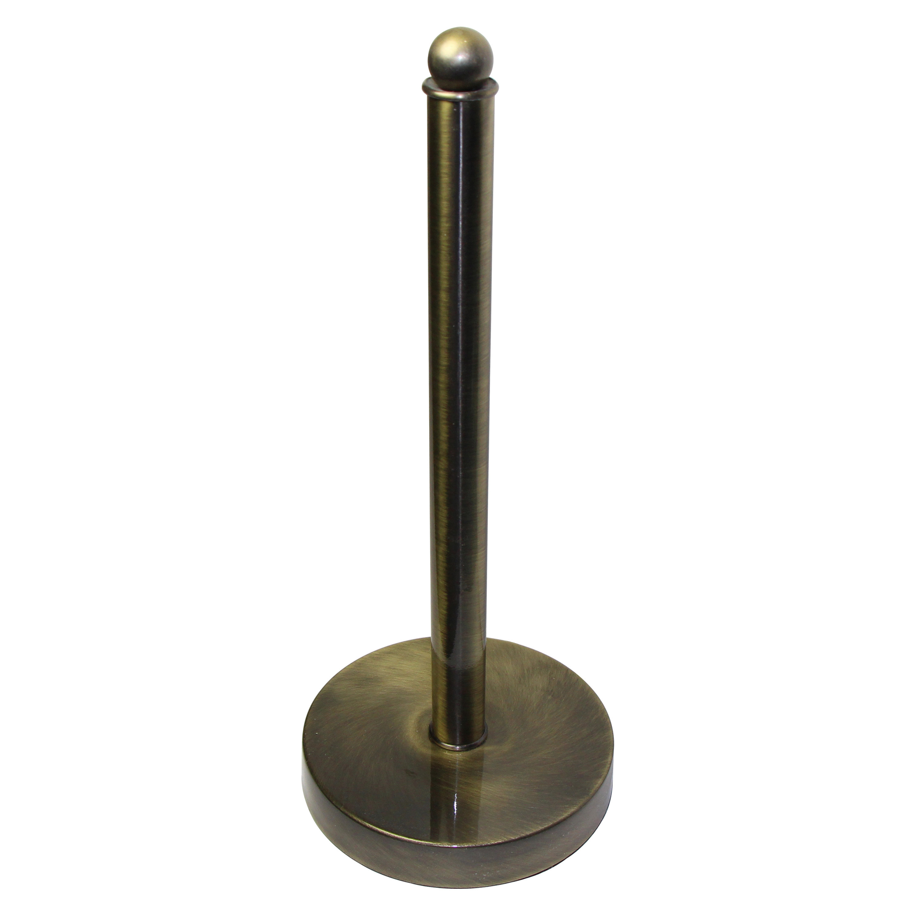 brass paper towel stand