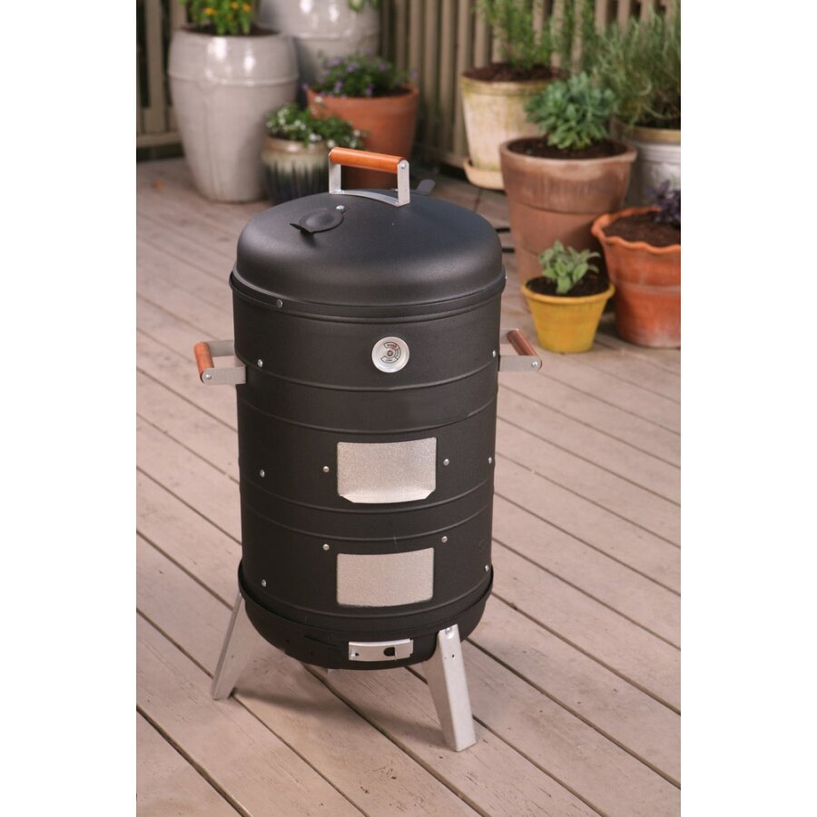 Meco 2 in 1 Charcoal Combo Water Smoker & Lock 'N Go Grill & Reviews ...