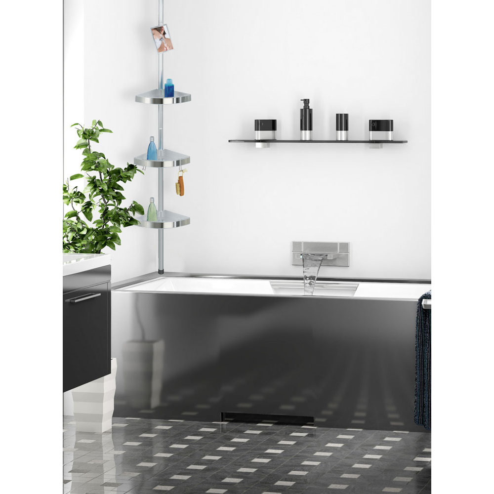 Wenko Premium Metal Wall Mounted Shower Caddy & Reviews Wayfair.co.uk