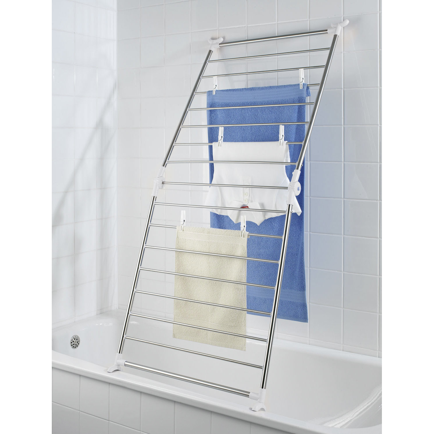 Wenko Profi Bathtub Drying Rack Reviews Wayfair Co Uk Wenko Profi Bathtub Drying Rack