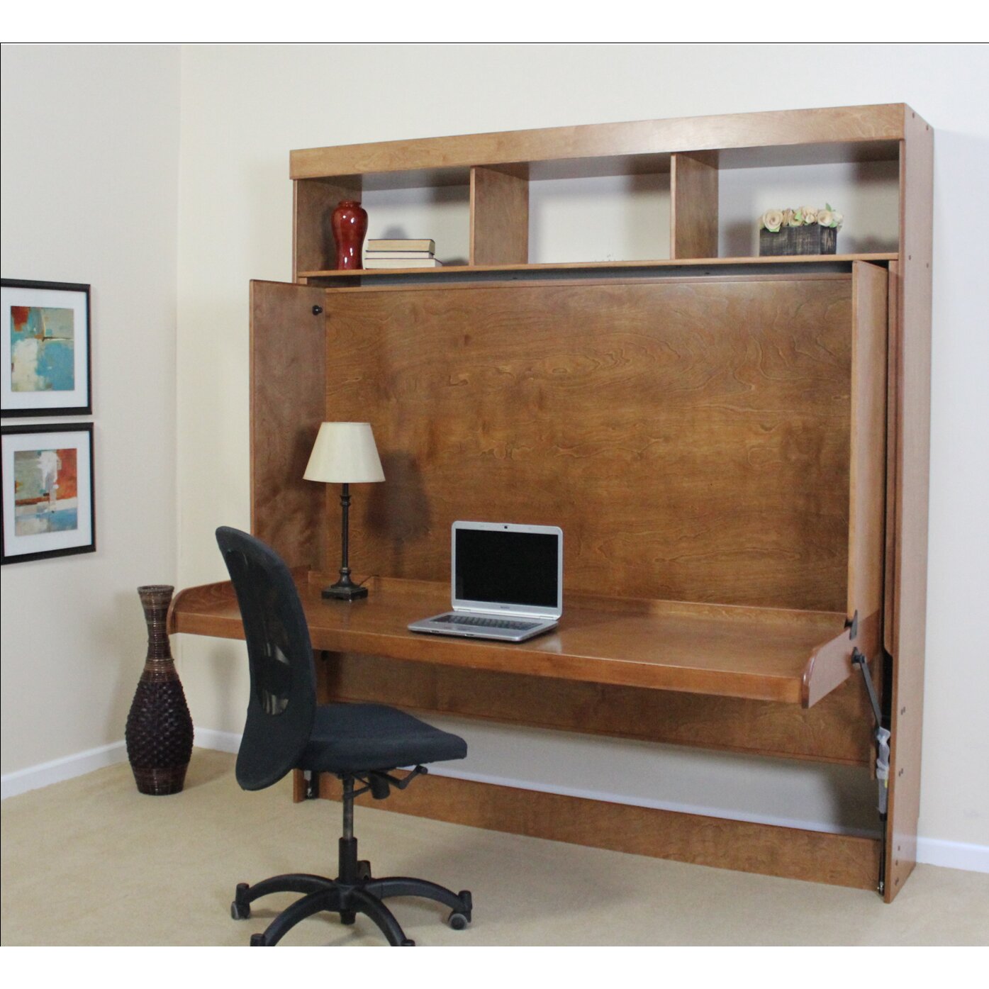 Wallbeds Modern Birch Murphy Bed & Reviews | Wayfair