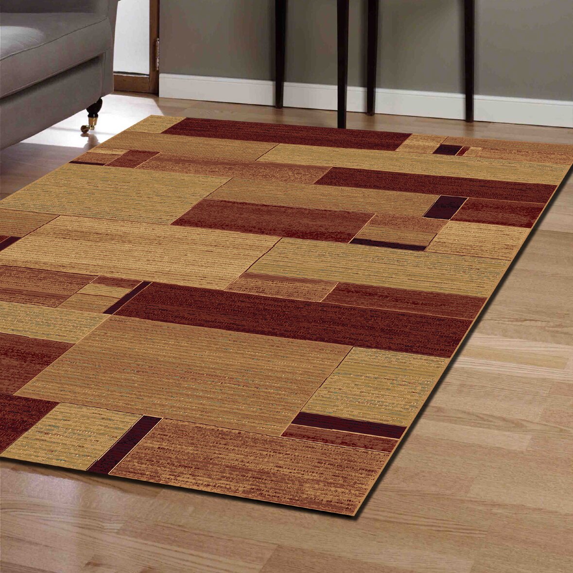 Mastercraft Rugs Galleria Red/Brown Area Rug & Reviews | Wayfair.co.uk