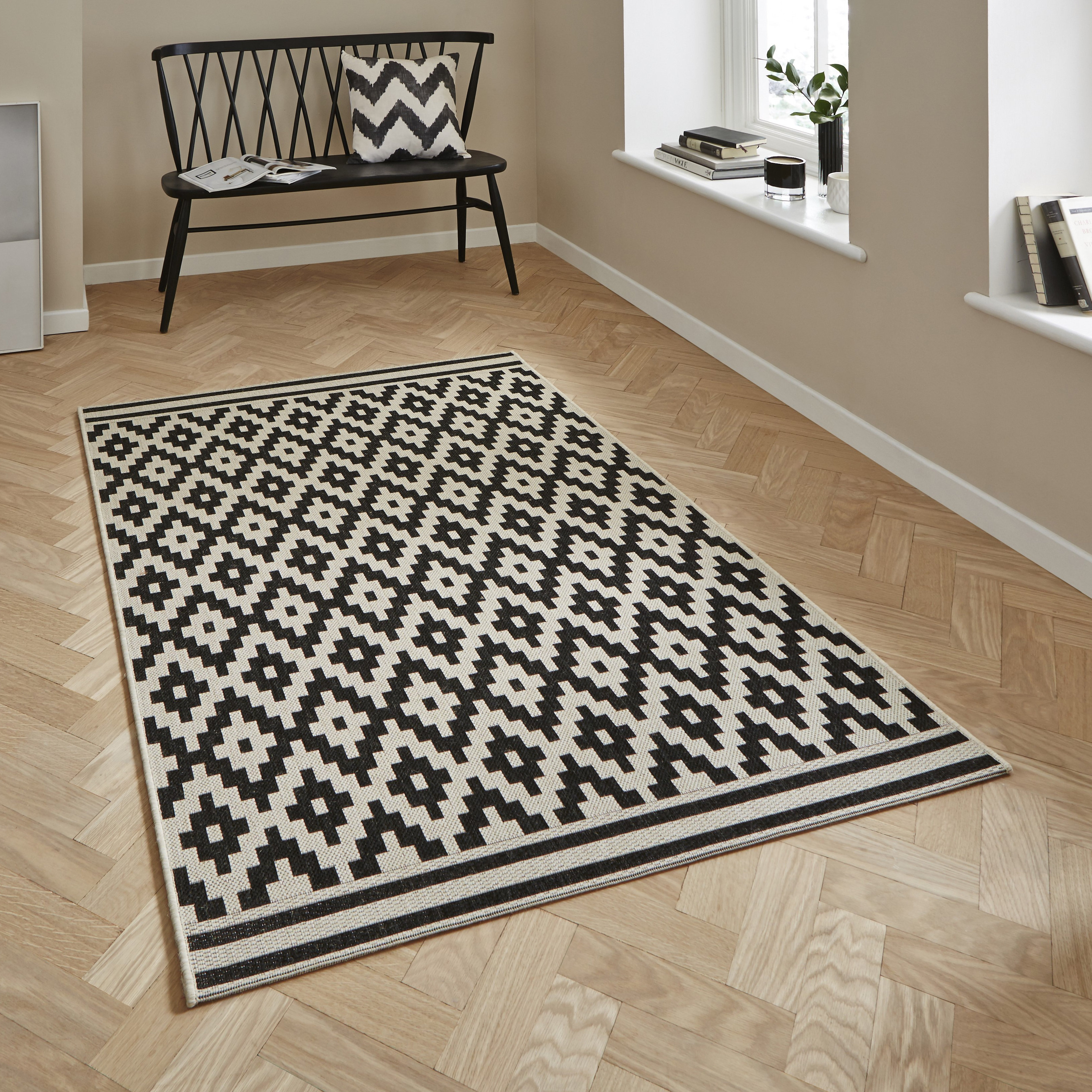 Think Rugs Cottage Ivory/Grey Area Rug & Reviews Wayfair.co.uk