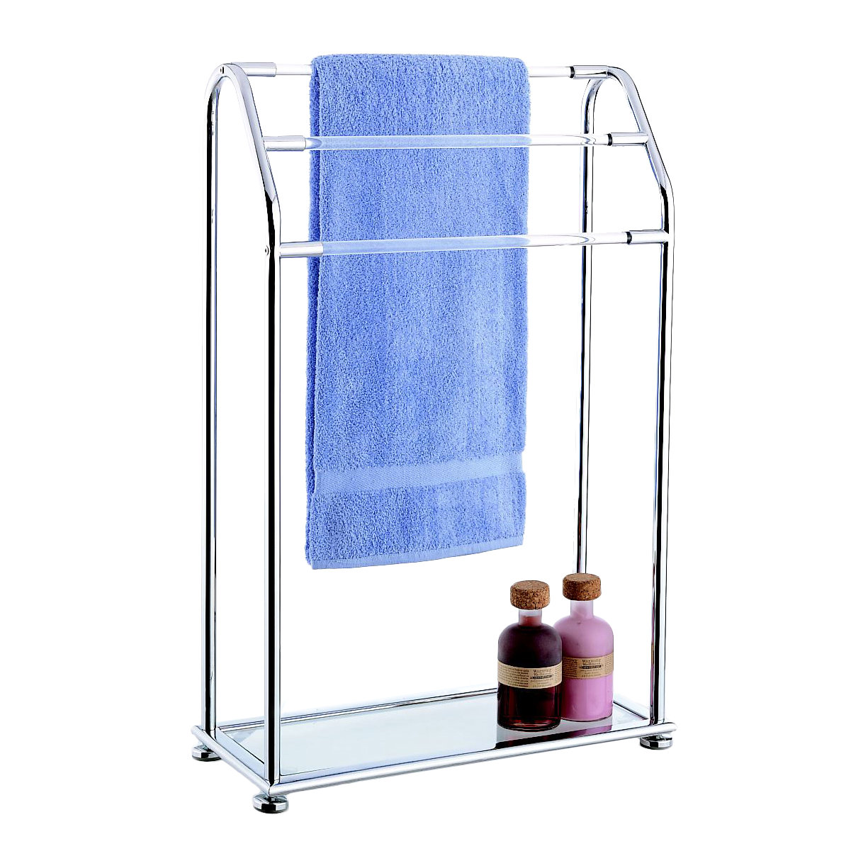 Free Standing Towel Bars Racks And Stands You Ll Love Wayfair Acrylic Free Standing Towel Rack