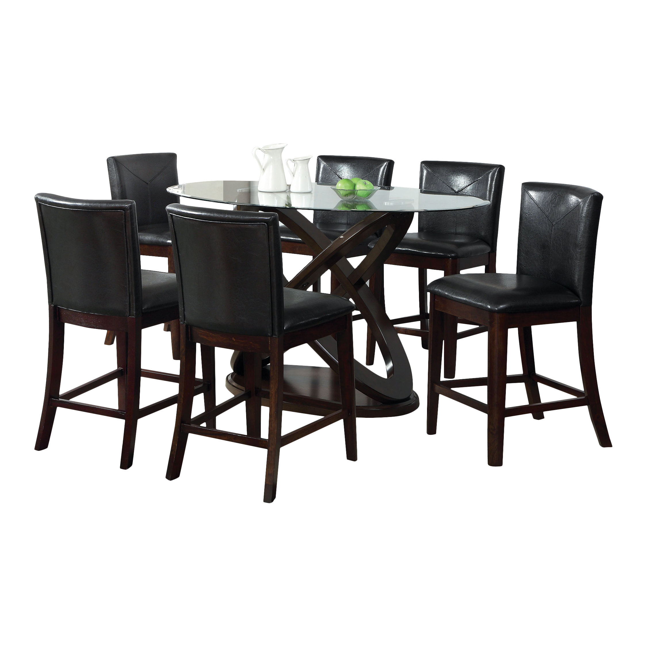 Ollivander 7 Piece Counter Height Dining Set amp; Reviews Wayfair Ollivander 7 Piece Counter Height Dining Set amp; Reviews Wayfair