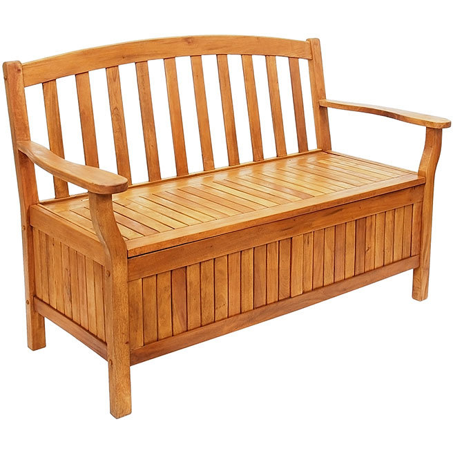 ACHLA Wood Storage Bench & Reviews | Wayfair