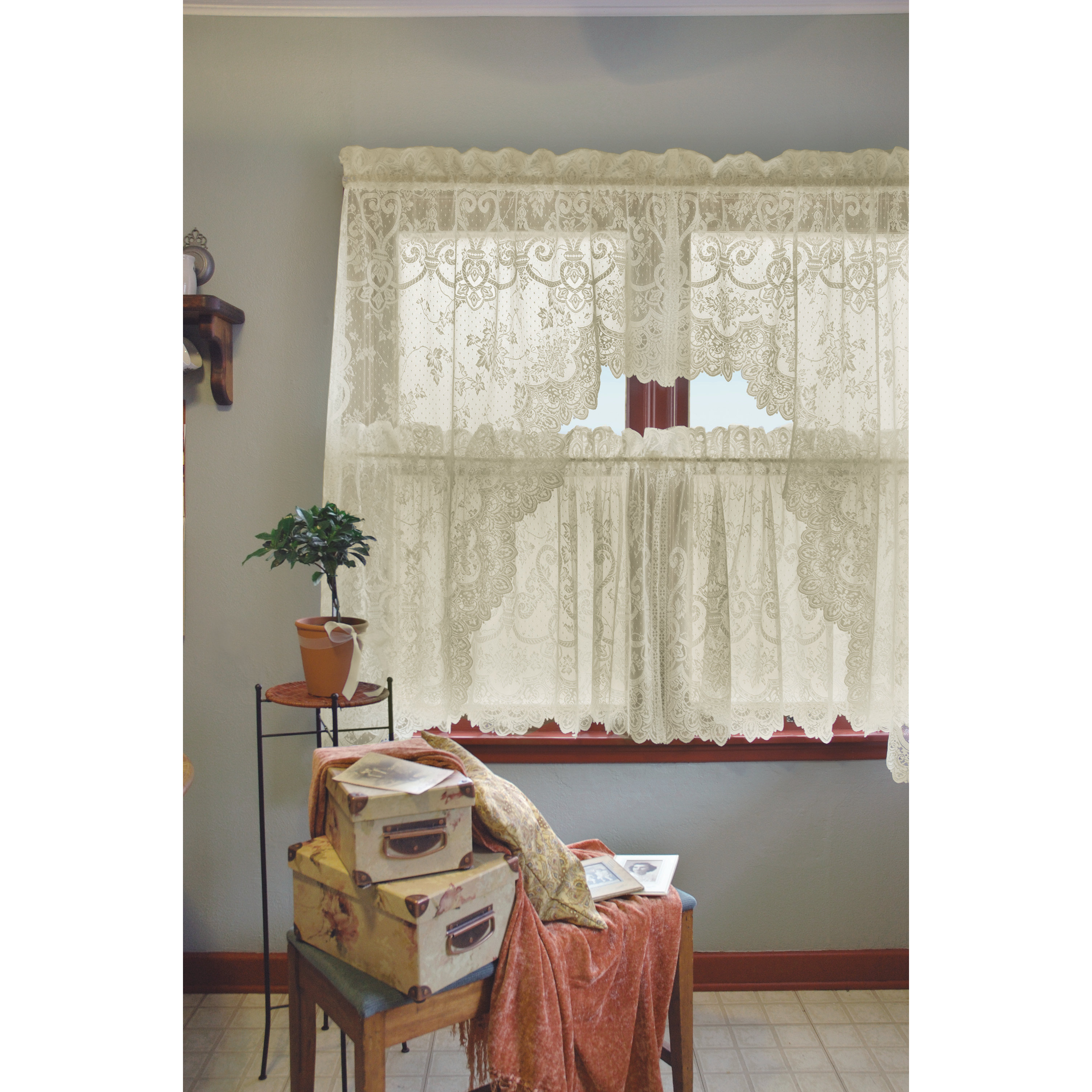 Heritage Lace Ivy Swag Tier Curtain & Reviews Wayfair