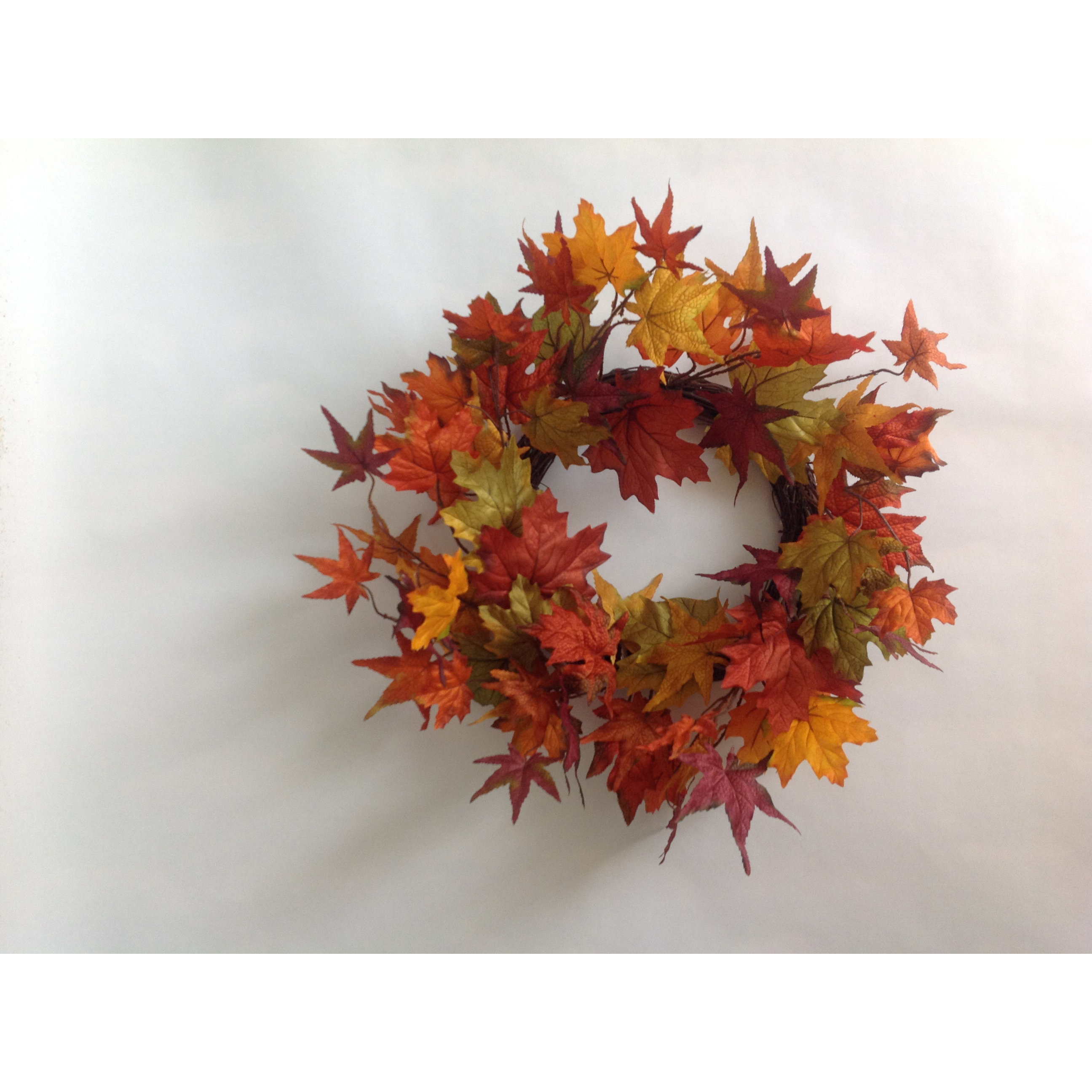 Mills Floral Fall Maple Leaf Wreath & Reviews Wayfair