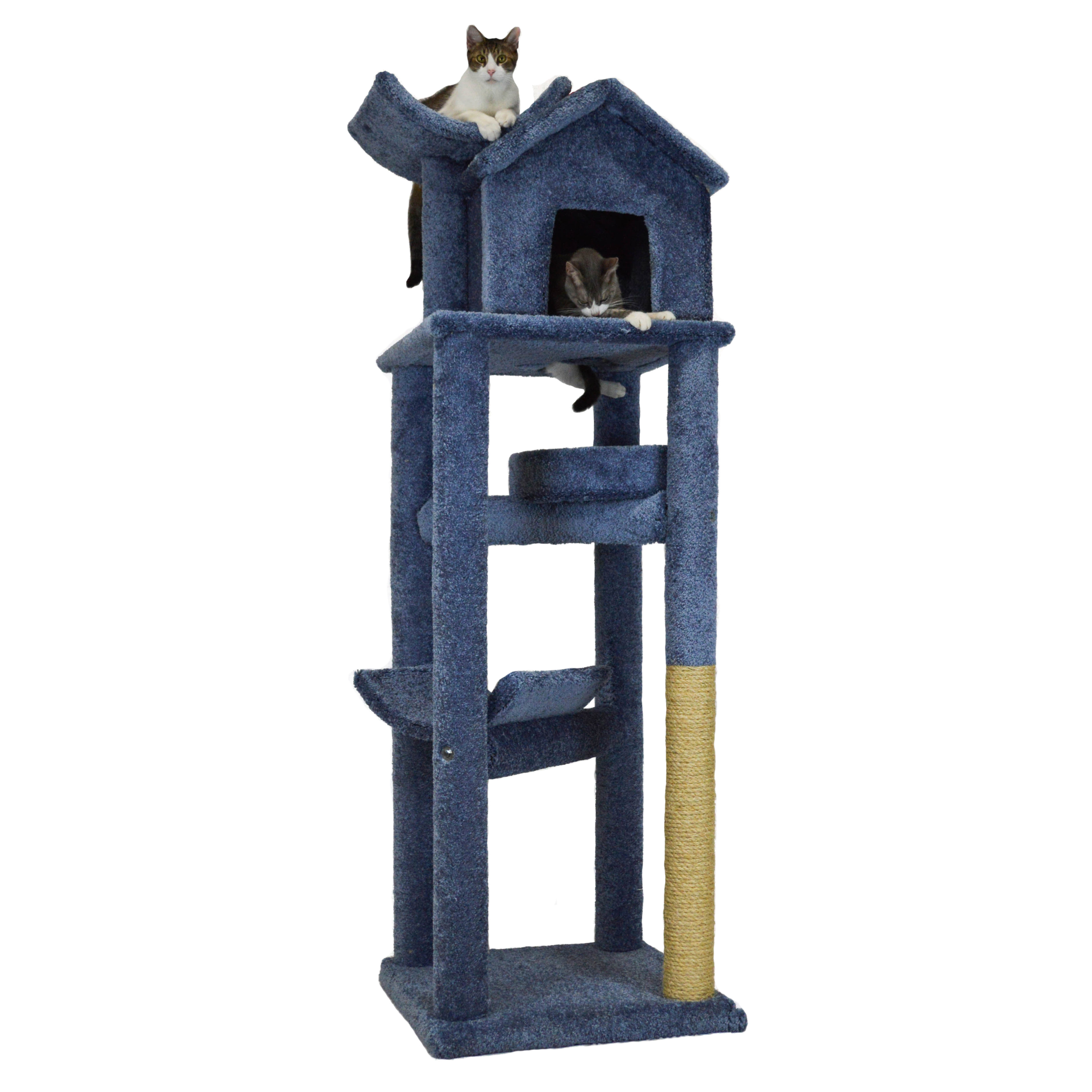 Molly and Friends 76" The Tree House Cat Tree & Reviews Wayfair