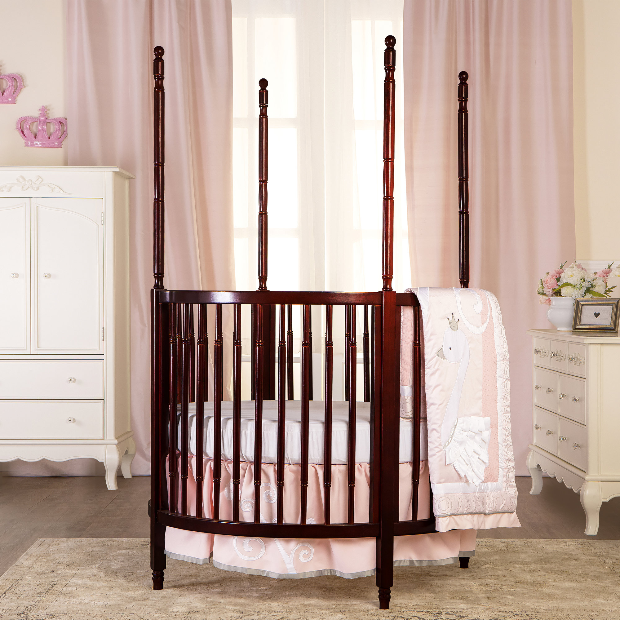 Dream On Me Sophia Posh Circular Crib & Reviews Wayfair