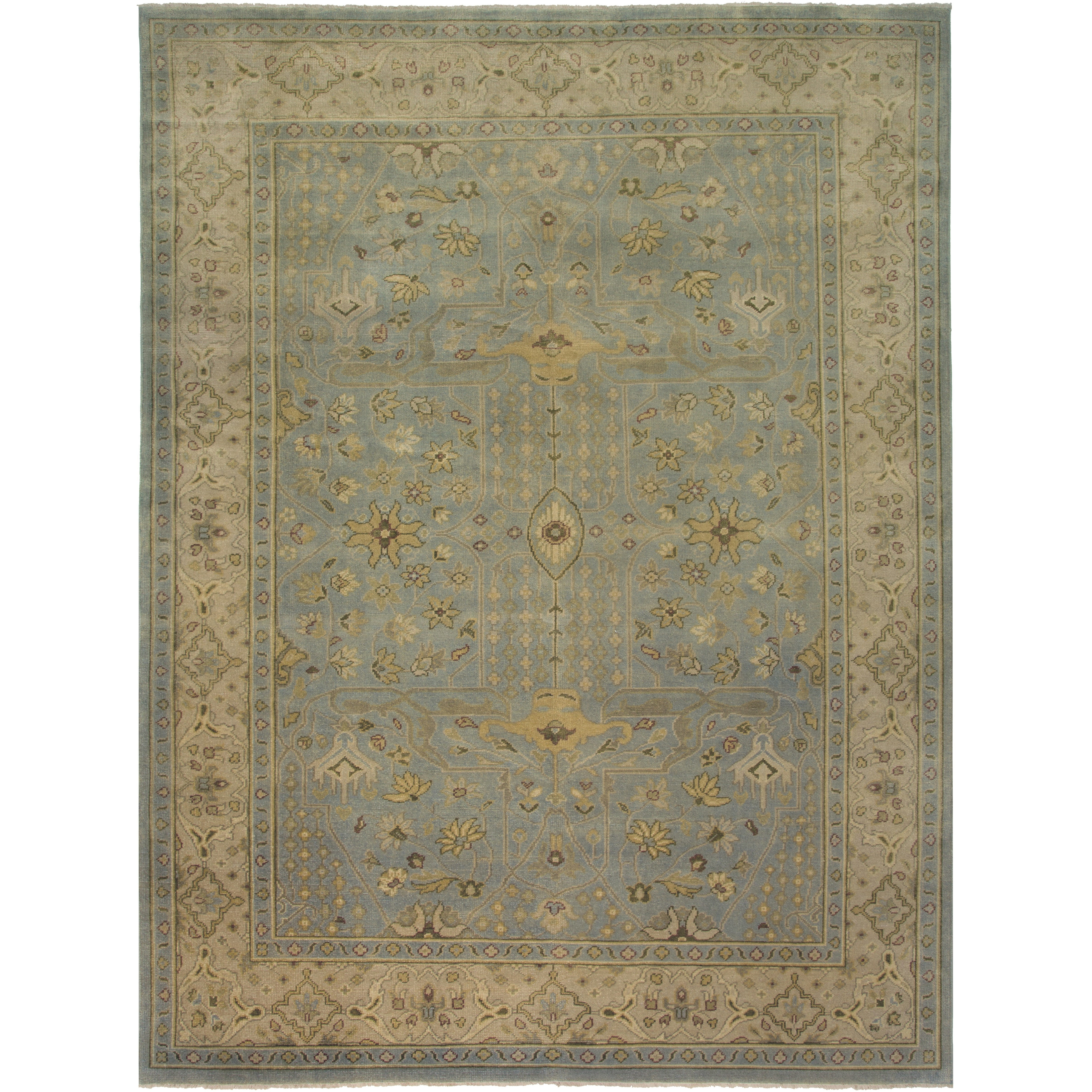 AMER Rugs Sivas Design Light Blue HandKnotted Area Rug & Reviews Wayfair