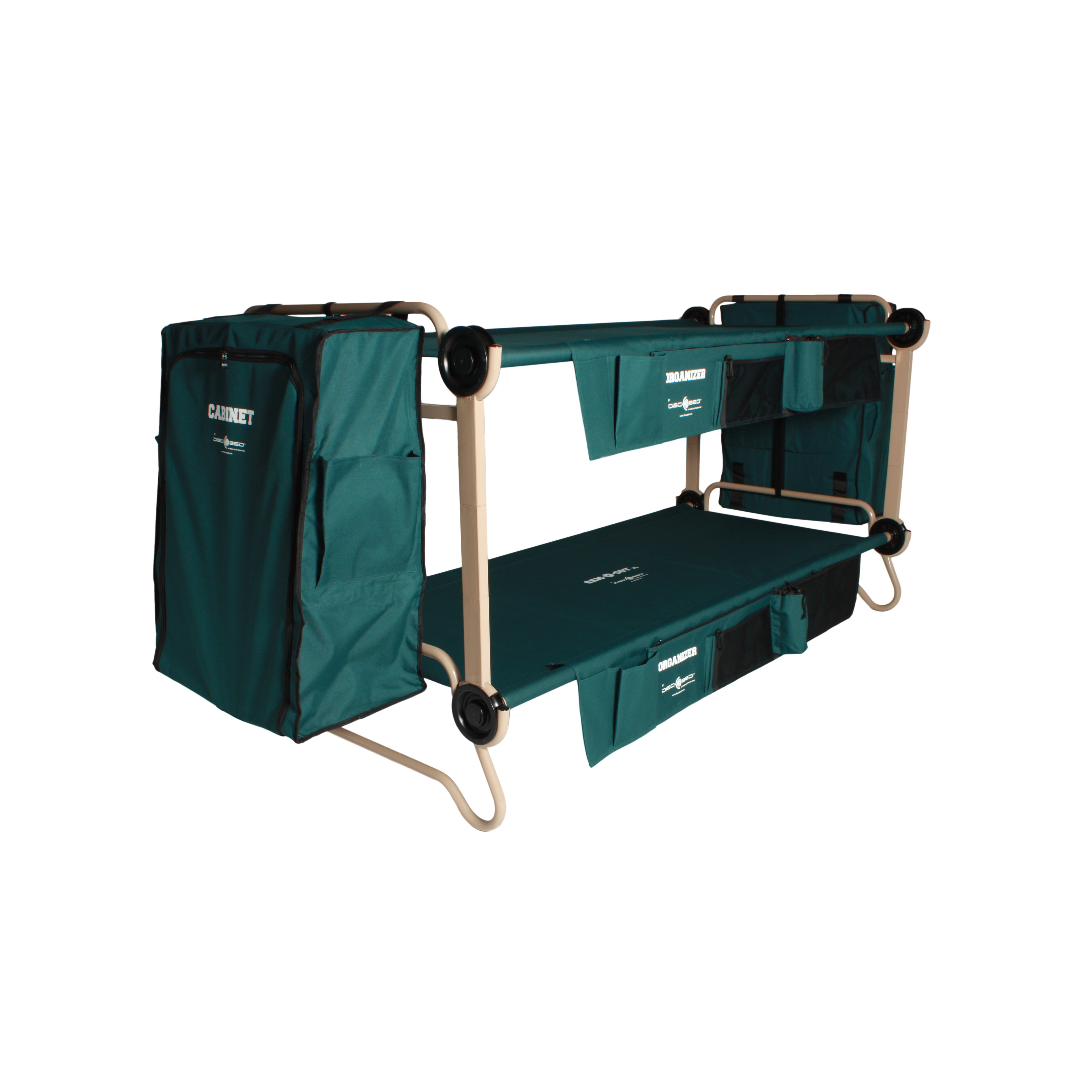 Disco Bed Extra Large DiscOBed with 2 Side Organizers , 2