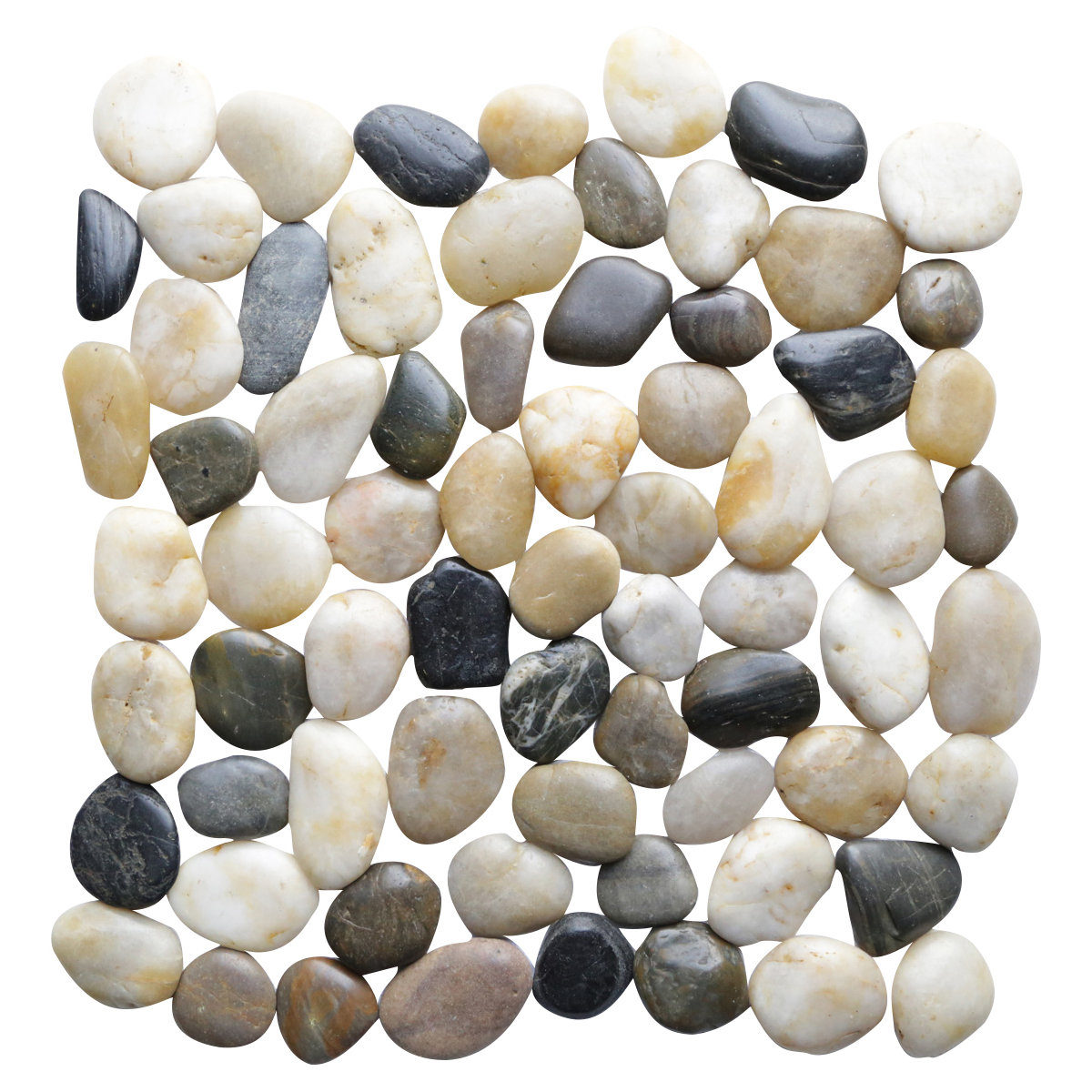 Islander Flooring Interlocking Random Sized Natural Stone Mosaic Tile