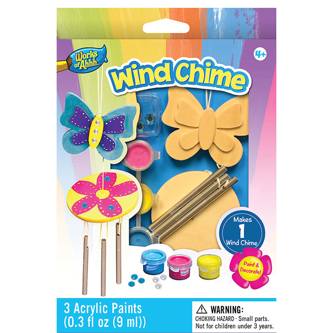 Masterpieces Works Of Ahhh Erfly Wind Chime Wood Paint Kit Masterpieces Works Of Ahhh Erfly Wind Chime Wood Paint Kit