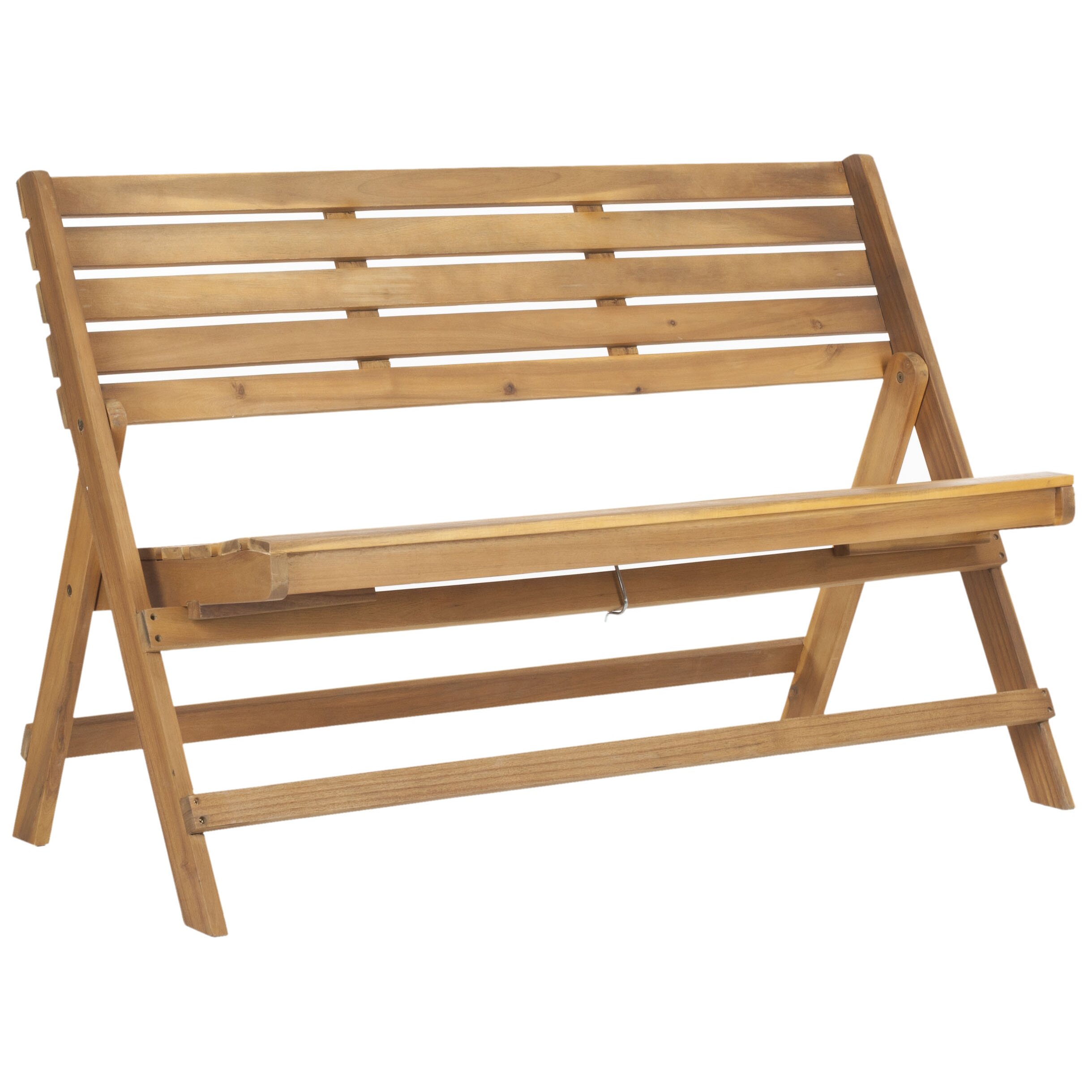 Safavieh Malibu Outdoor Folding Bench &amp; Reviews | Wayfair 