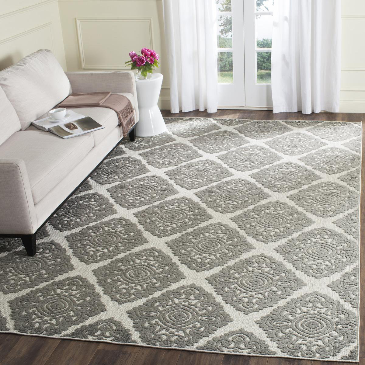 Safavieh Wooster Cream/Grey Indoor/Outdoor Area Rug & Reviews Wayfair