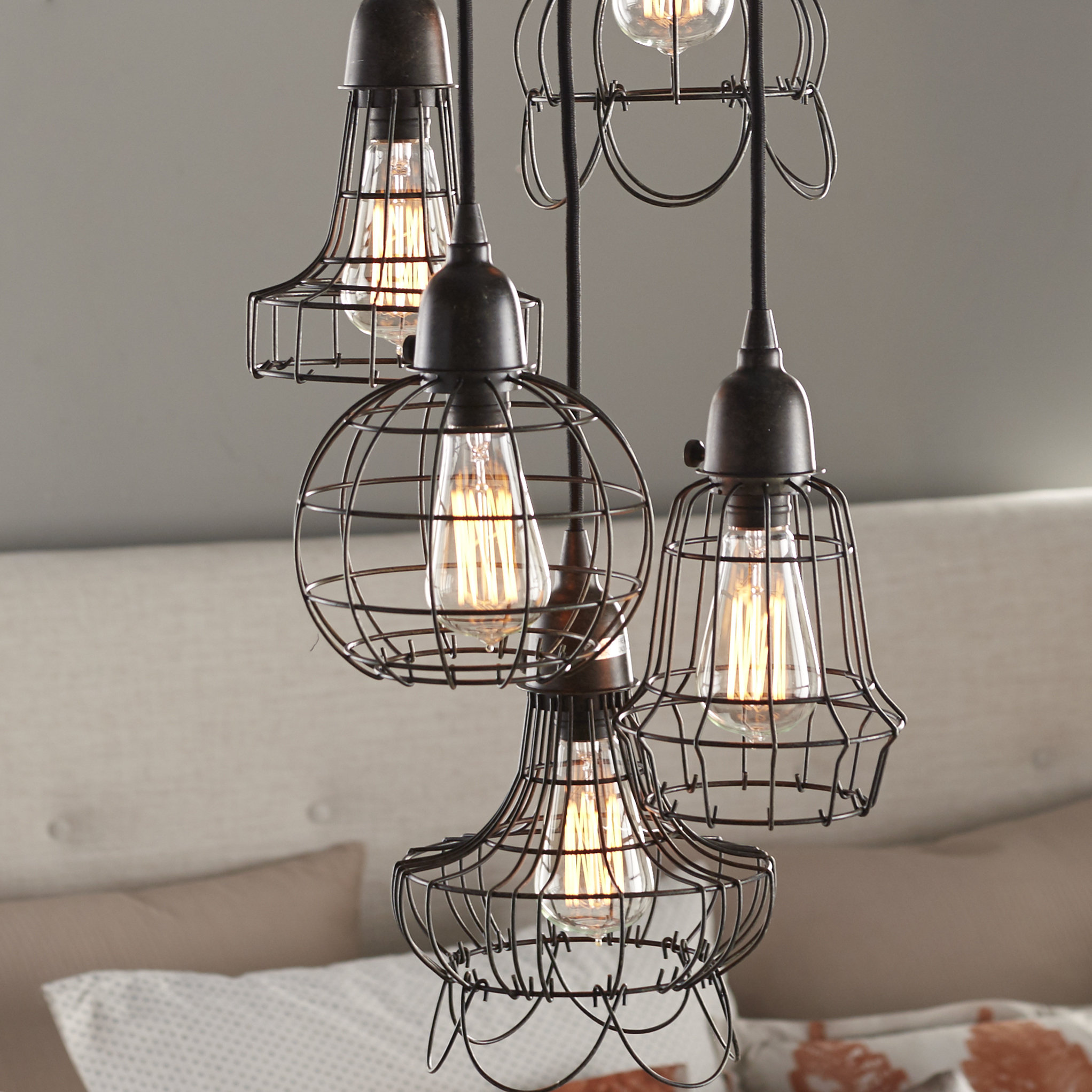 Lazy Susan Wire 5Light Pendant & Reviews Wayfair