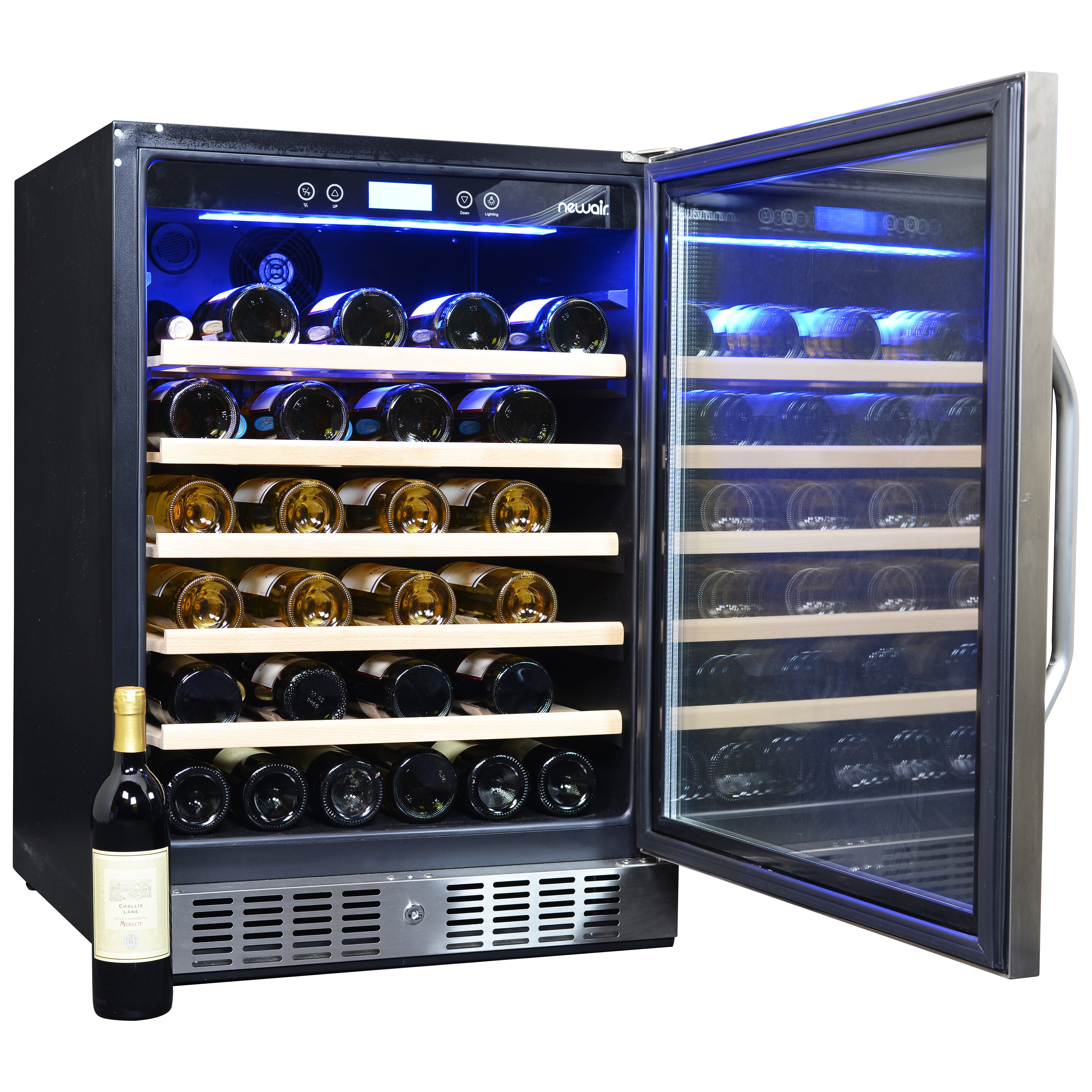 NewAir 52 Bottle Single Zone BuiltIn Wine Refrigerator & Reviews Wayfair