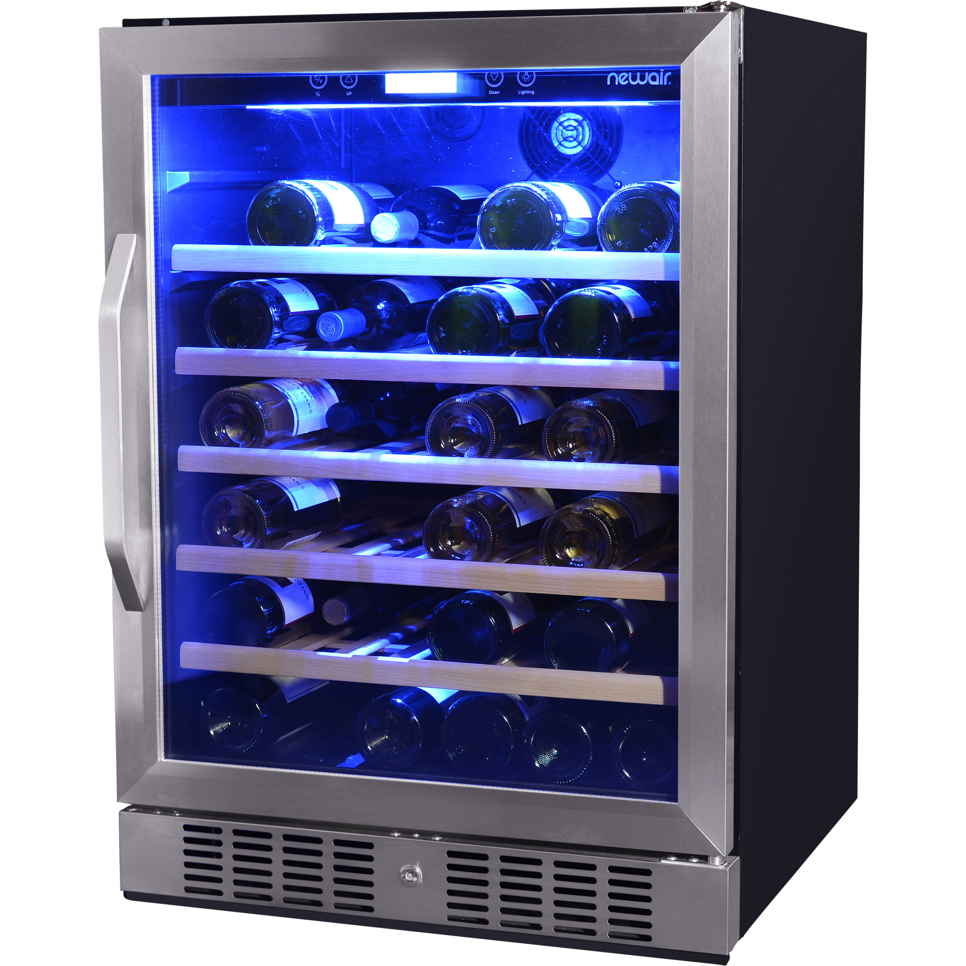 NewAir 52 Bottle Single Zone BuiltIn Wine Refrigerator & Reviews Wayfair