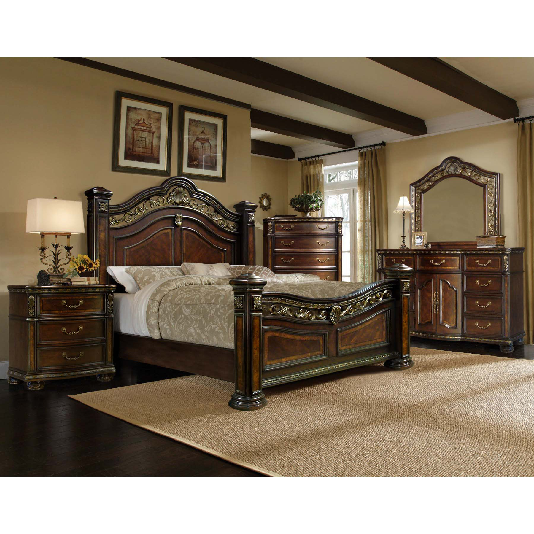 Ultimate Accents Old World 5 Pc Bedroom Set | Wayfair.ca