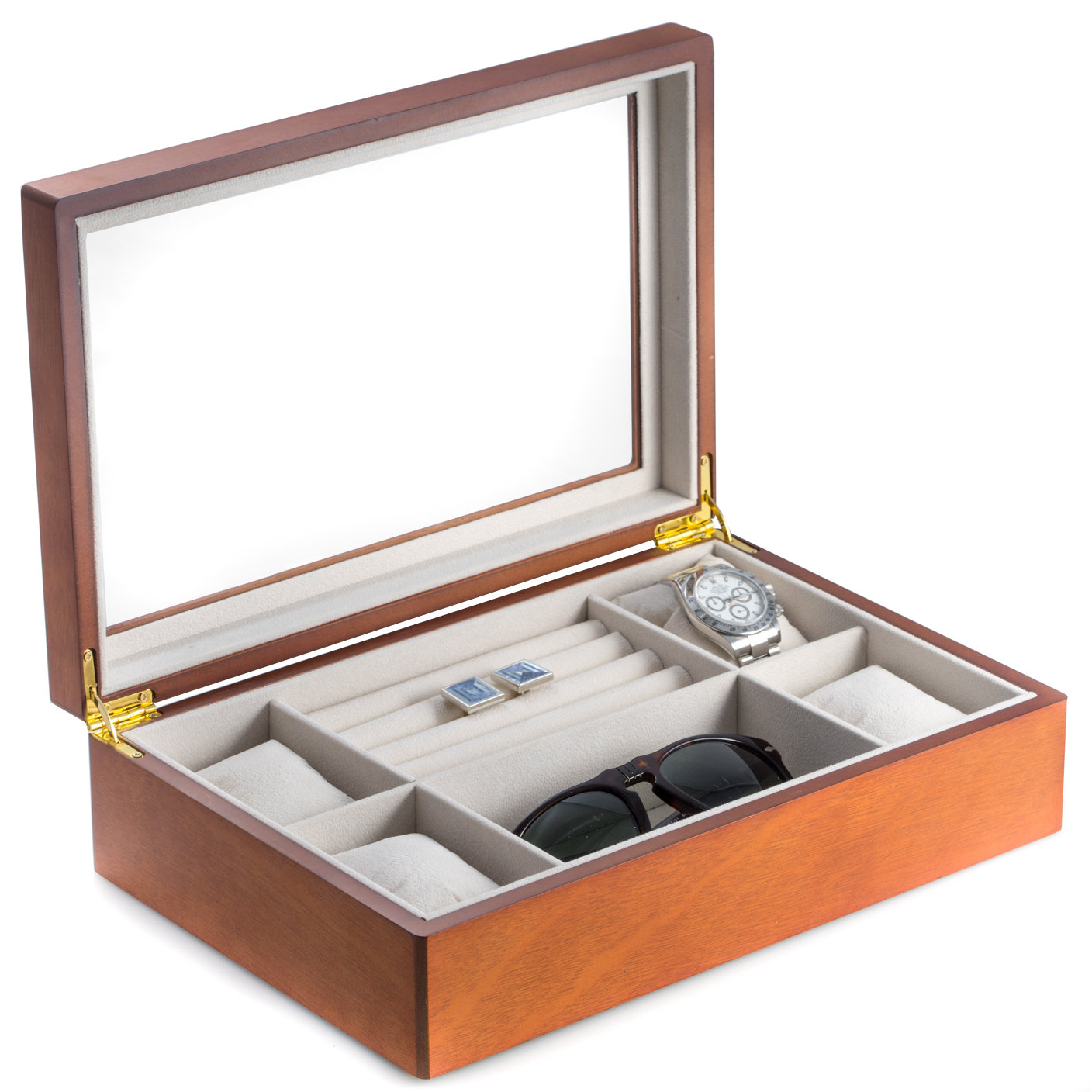 BeyBerk Brown Wood Valet Box & Reviews Wayfair