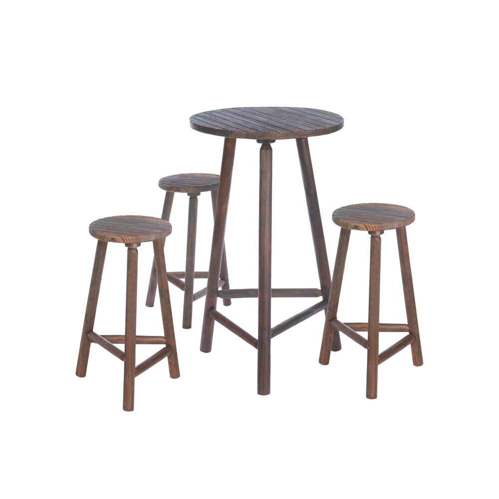 Zingz & Thingz 4 Piece Pub Table Set | Wayfair - Zingz & Thingz 4 Piece Pub Table Set