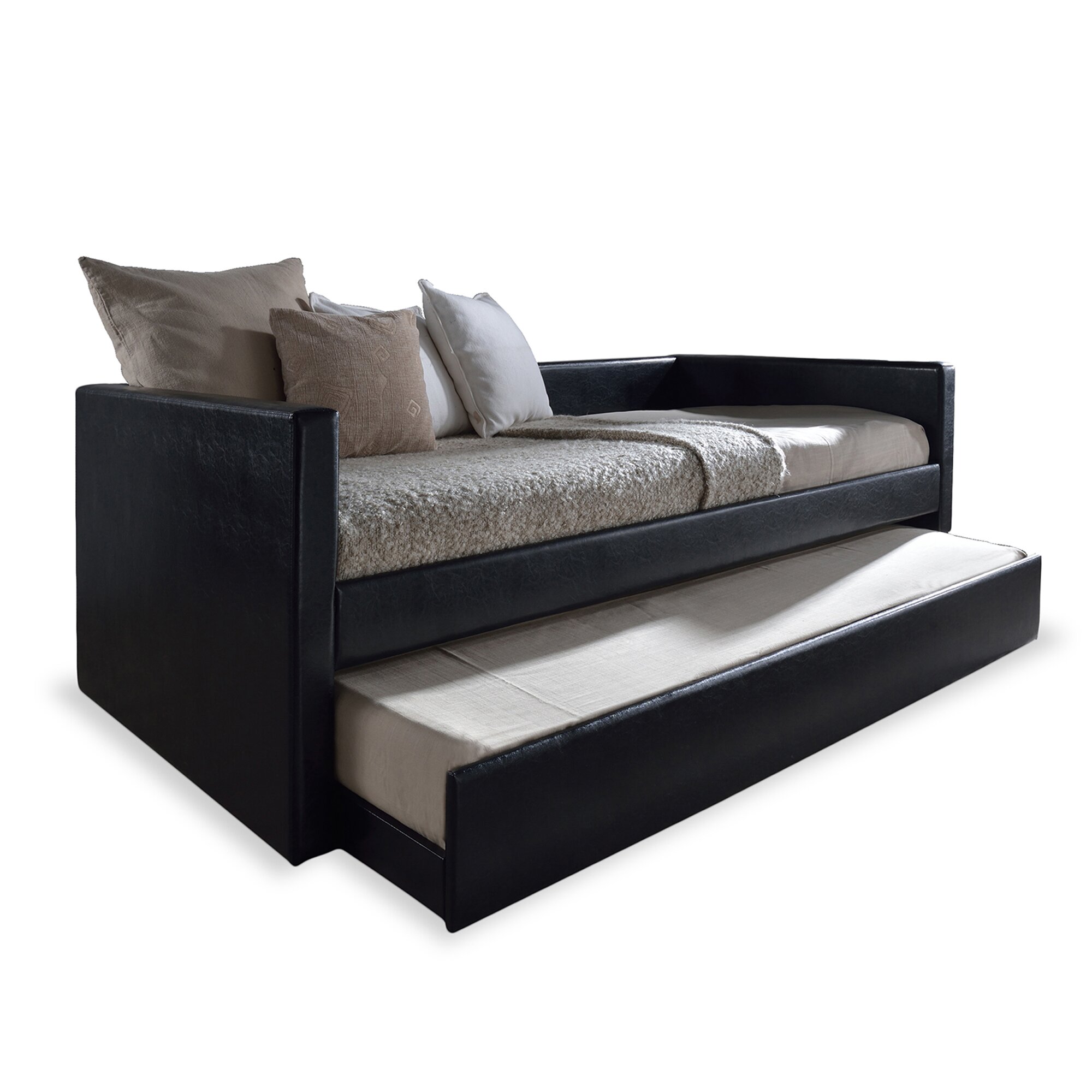 Wholesale Interiors Baxton Studio Daybed With Trundle Reviews Wayfair   Wholesale Interiors Baxton Studio Daybed With Trundle 