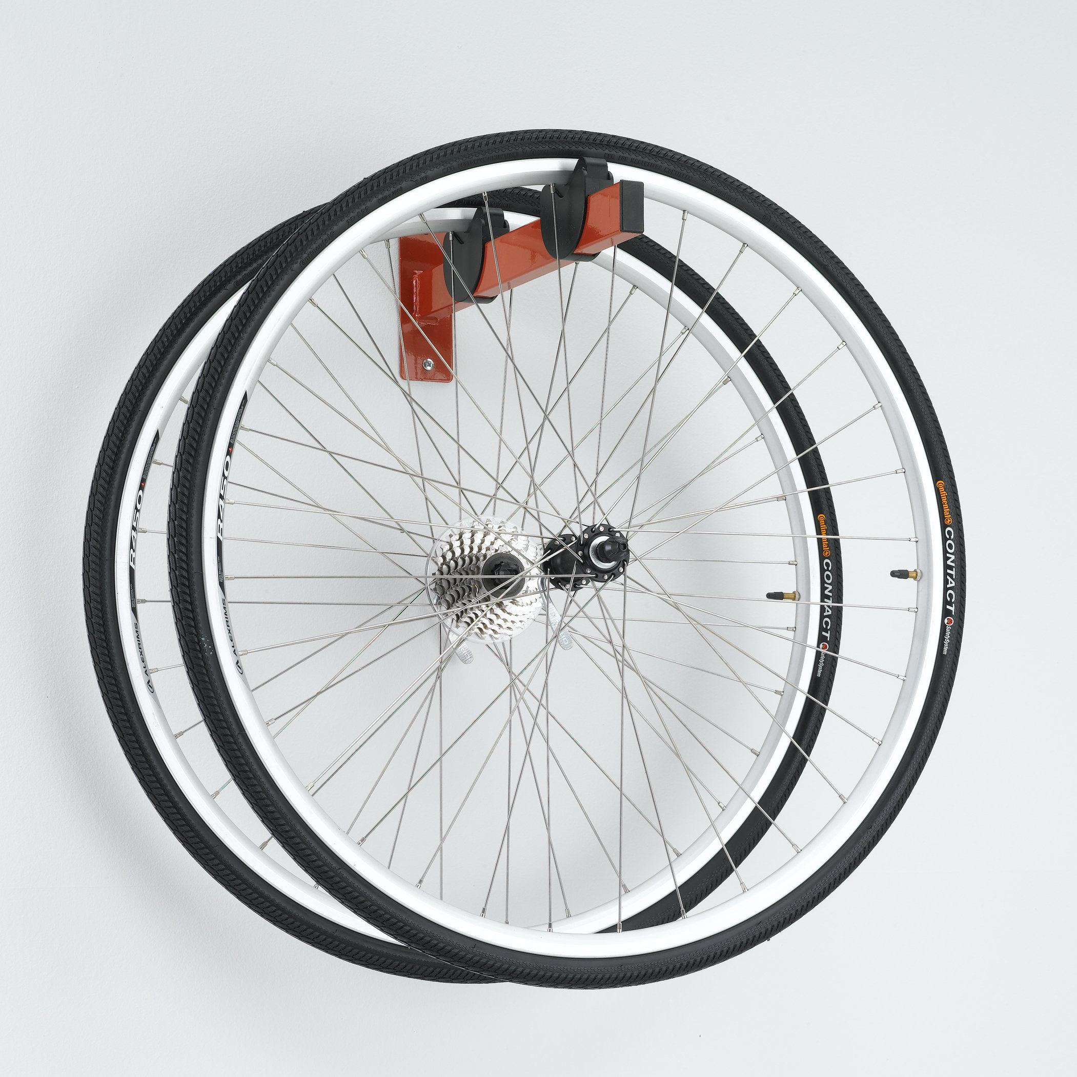 Gear Up Inc. Platinum Series 2 Bike Wheel Storage Wall Mounted Bike