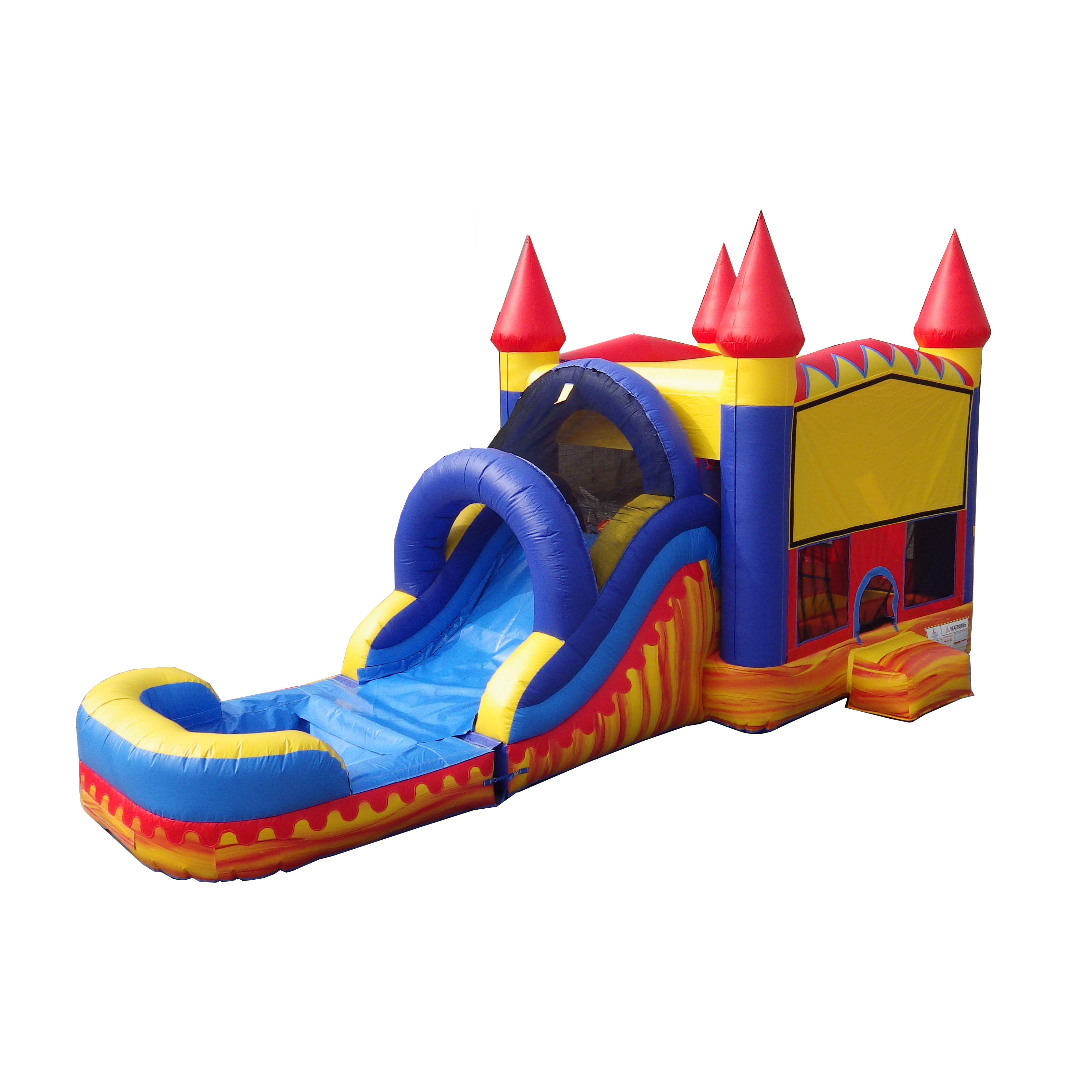 jumporange caterpillar inflatable combo