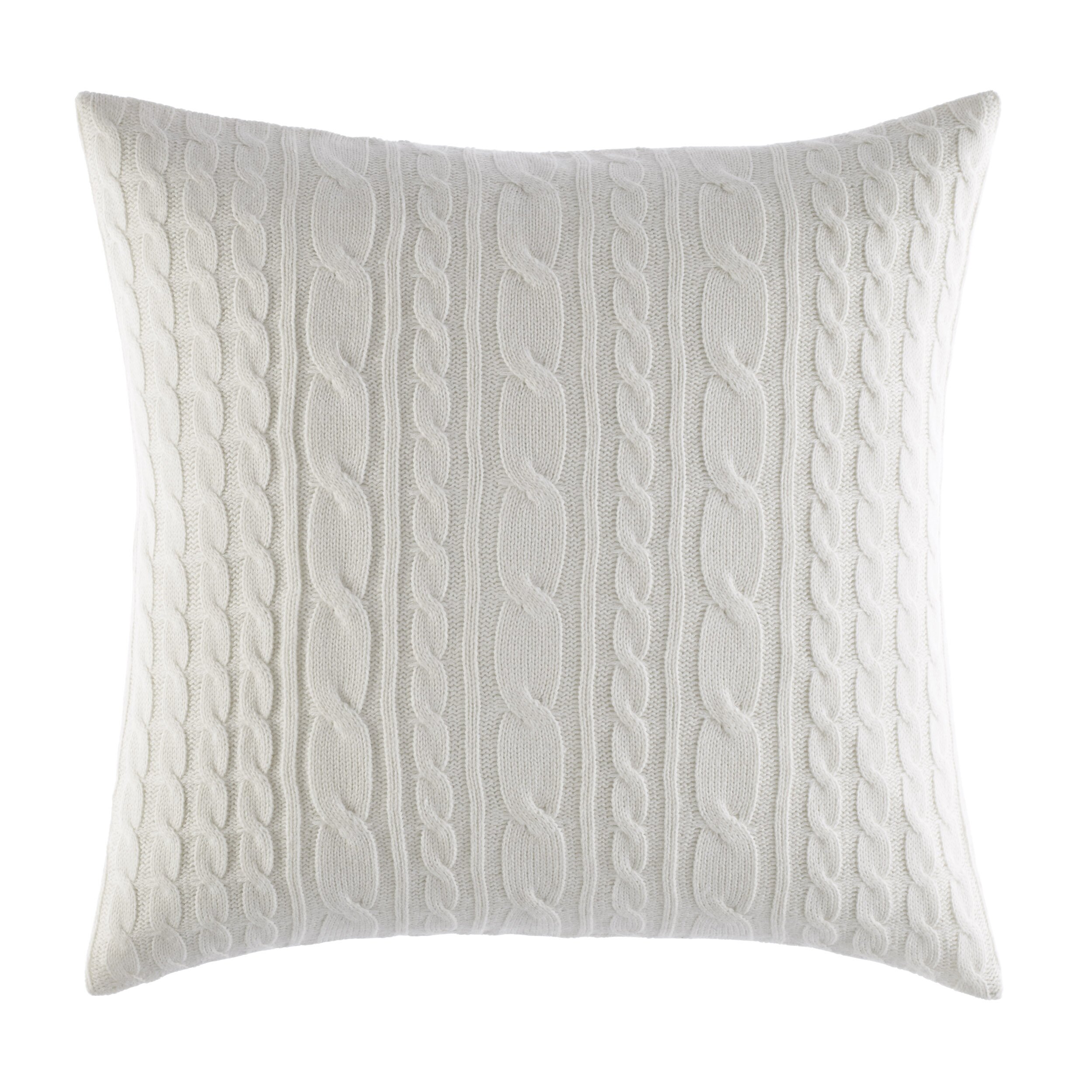 Laura Ashley Home Ella Cable Knit Decorative Throw Pillow Wayfair