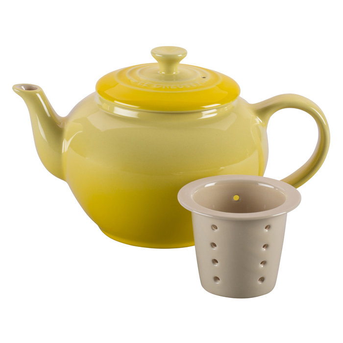 Le Creuset Stoneware Teapot with Infuser & Reviews Wayfair