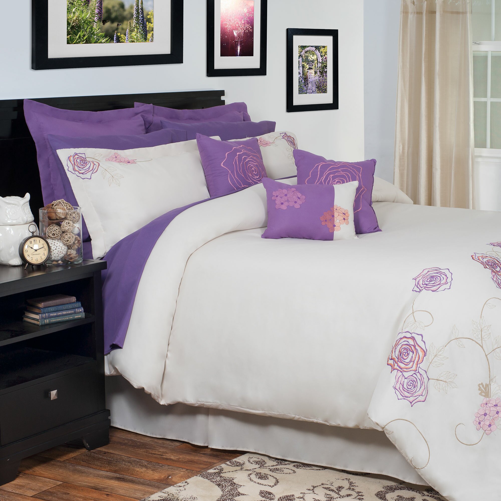 Lavish Home Mia Comforter Set And Reviews Wayfair 